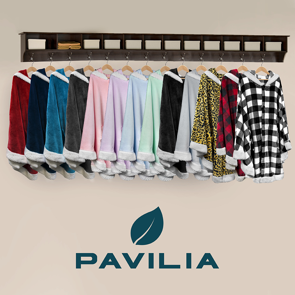 Manta portátil con capucha Angel Wrap para mujer acogedora poncho envolvente capucha tiro para adulto - Imagen 7 de 184