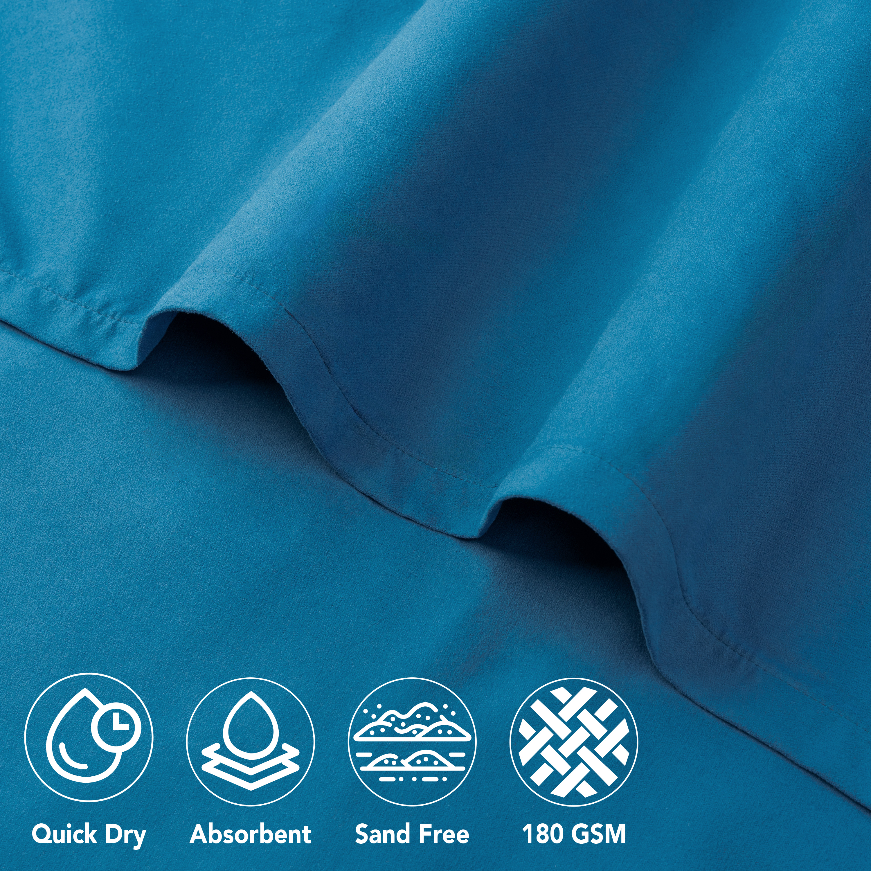 Kids Towel Changing Swim Robe Surf Poncho Quick Dry Microfiber Hooded 3-7 Years - Picture 19 of 43