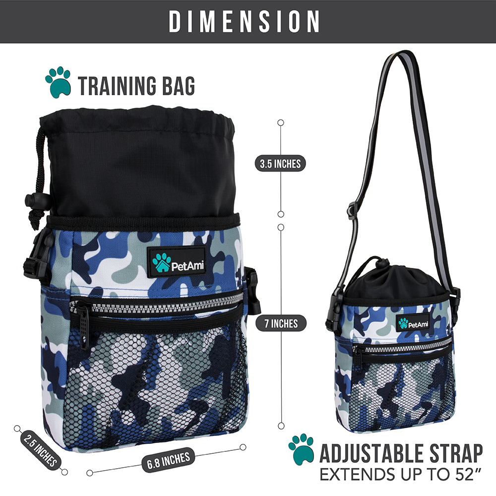 Pet Treat Pouch Training Dog Snack Feed Food Puppy Bait Obedience Waist Belt Bag - Picture 21 of 92