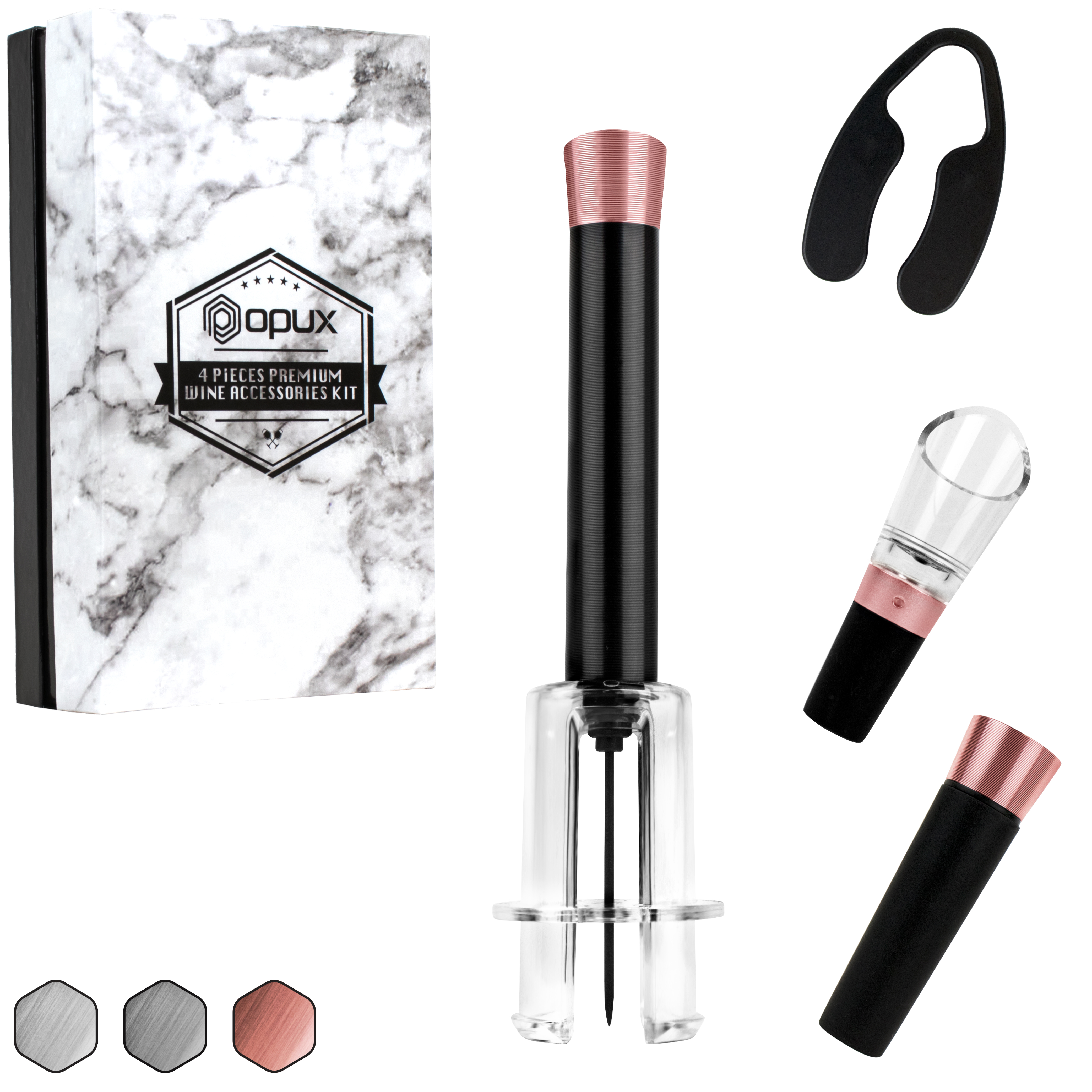 Air Wine Bottle Opener Easy Air Pump Pressure Gift Set Cutte