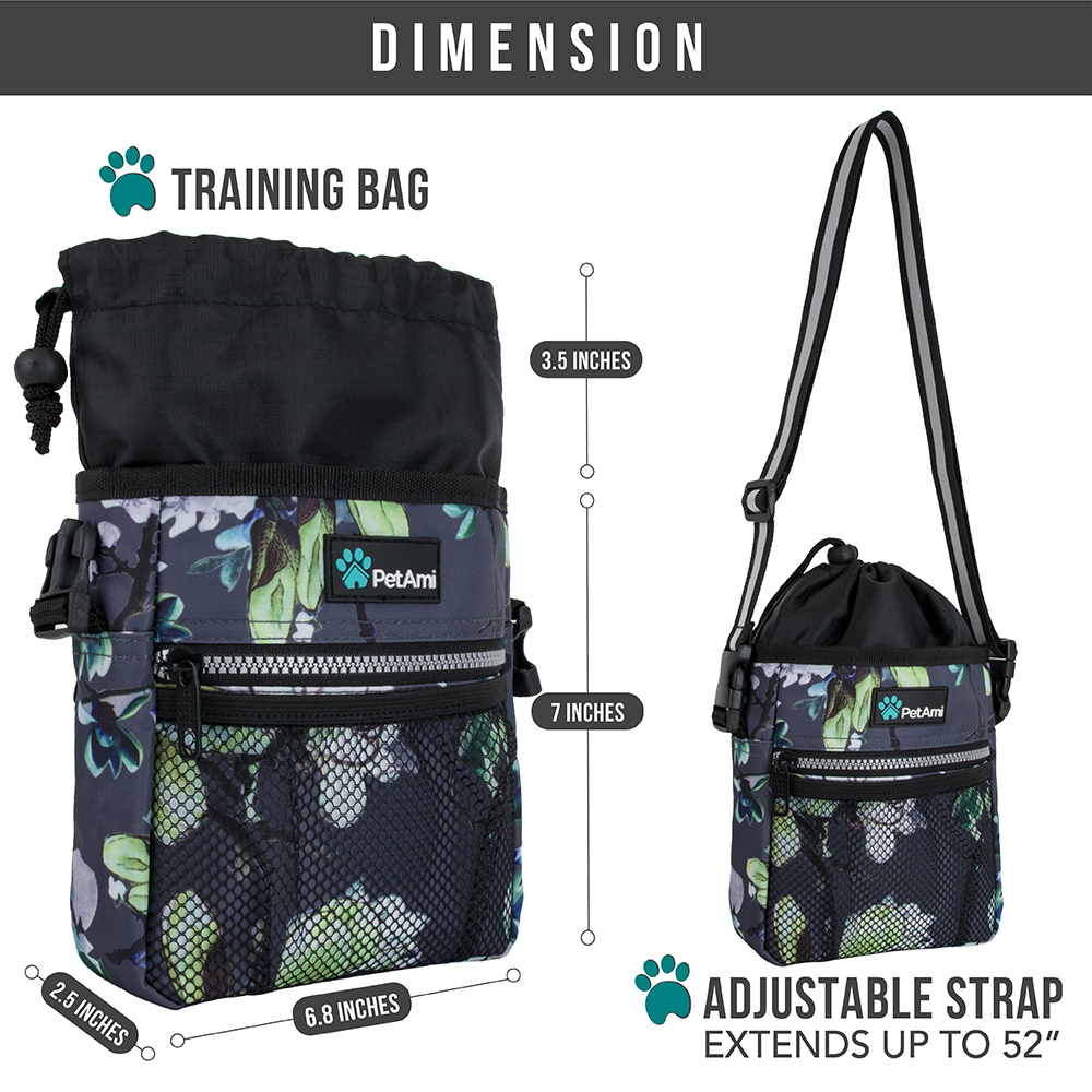 Pet Treat Pouch Training Dog Snack Feed Food Puppy Bait Obedience Waist Belt Bag - Picture 35 of 92