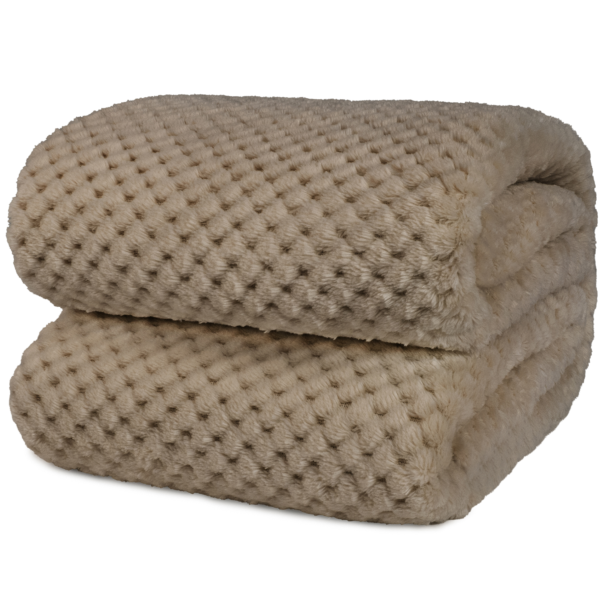 Throw Blanket for Sofa Couch Bed Lightweight Microfiber Polyester Waffle Pattern - Picture 171 of 190