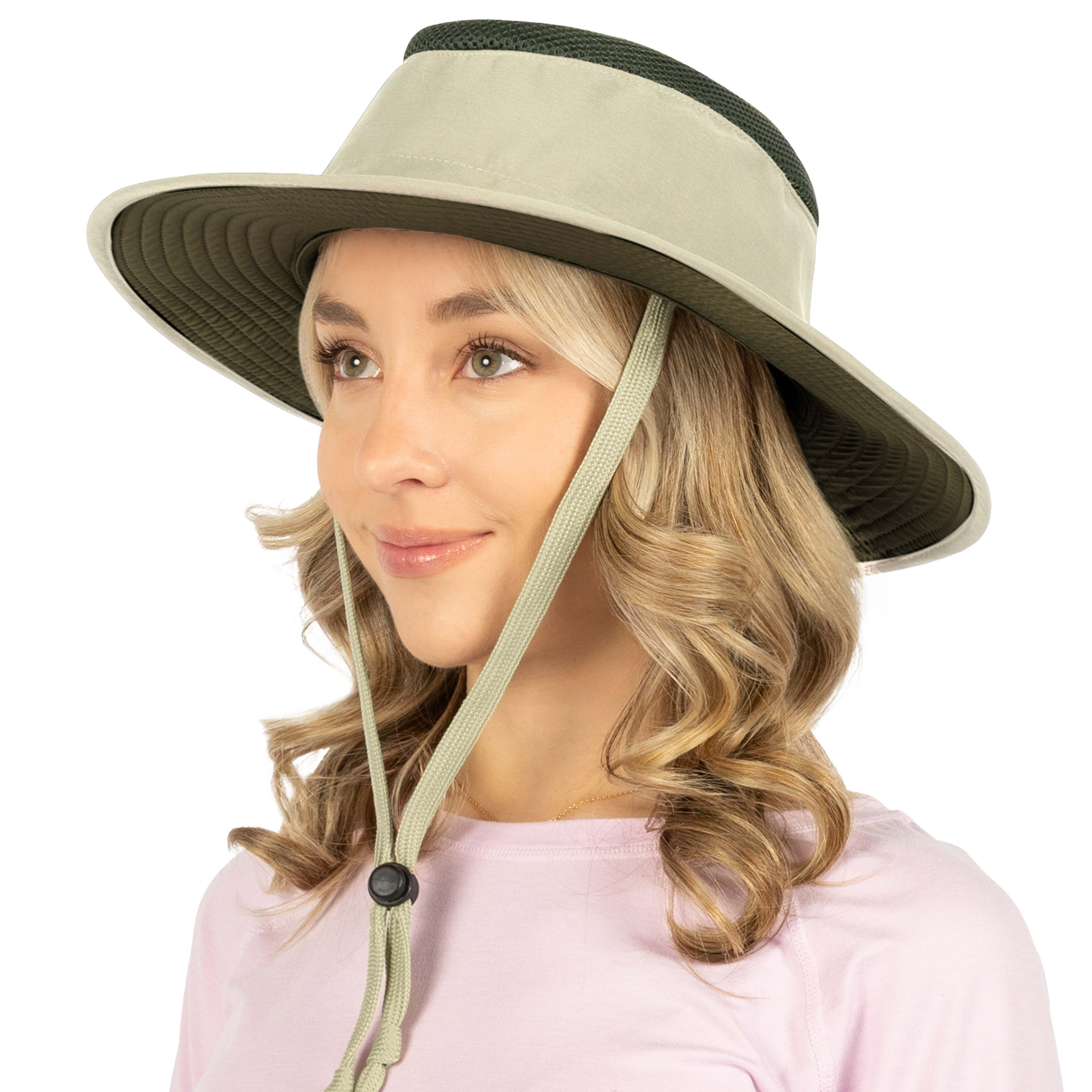 Wide Brim Sun Hat UV Protection Bucket Cap for Hiking Camping Fishing Safari Men - Picture 46 of 47