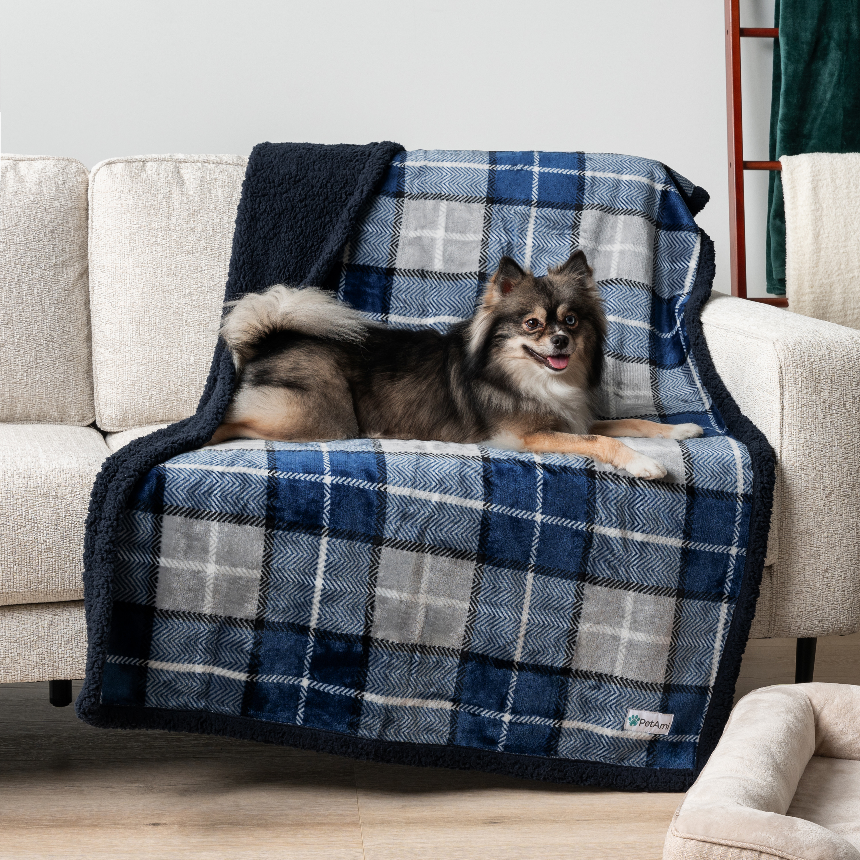 WASSERDICHTE Hundedecke für Haustierbett Couch Möbel Welpe Katze Sherpa Fleece weich - Bild 109 von 146