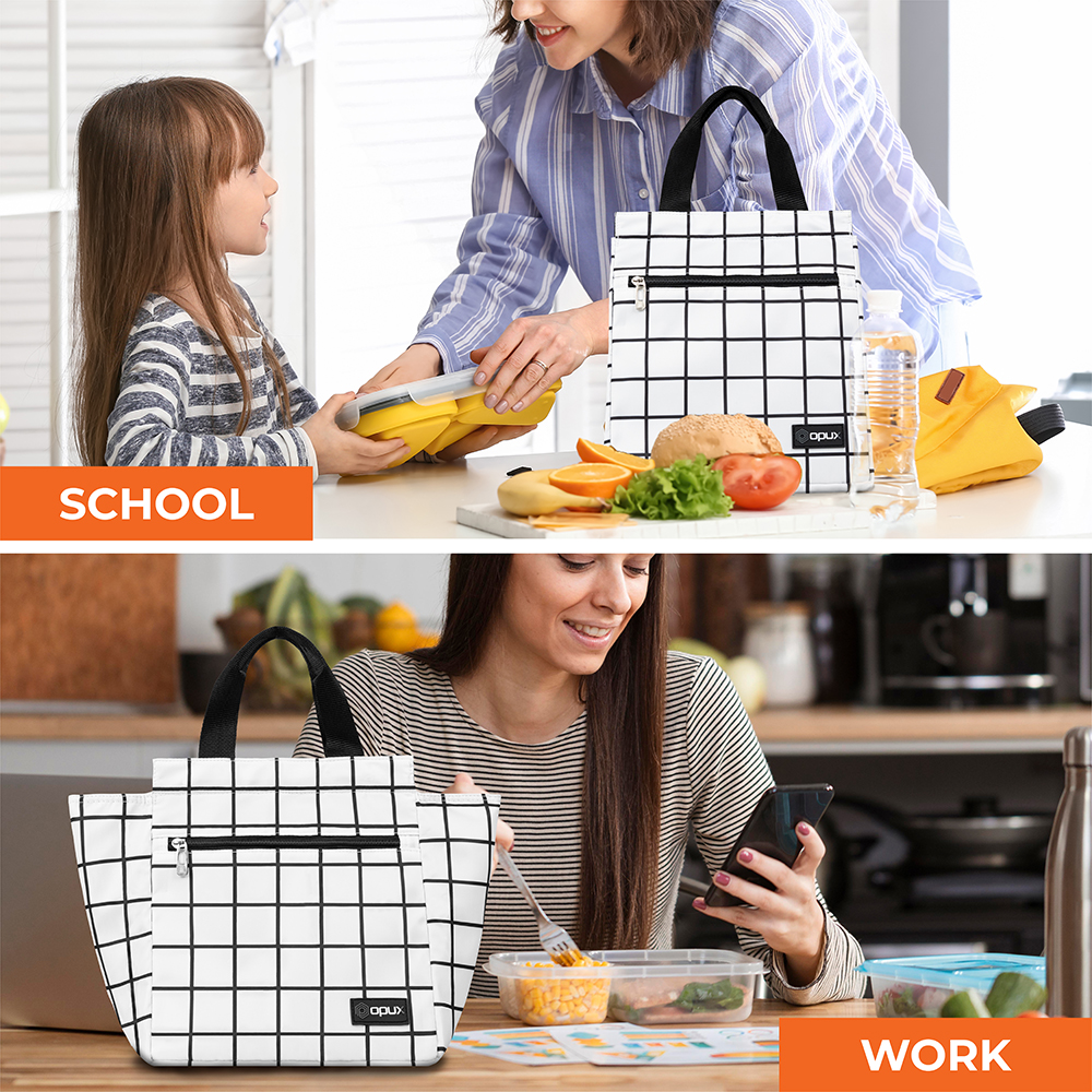 Insulated Lunch Bag Adult Lunch Box for Work School Men Women Kids Leakproof