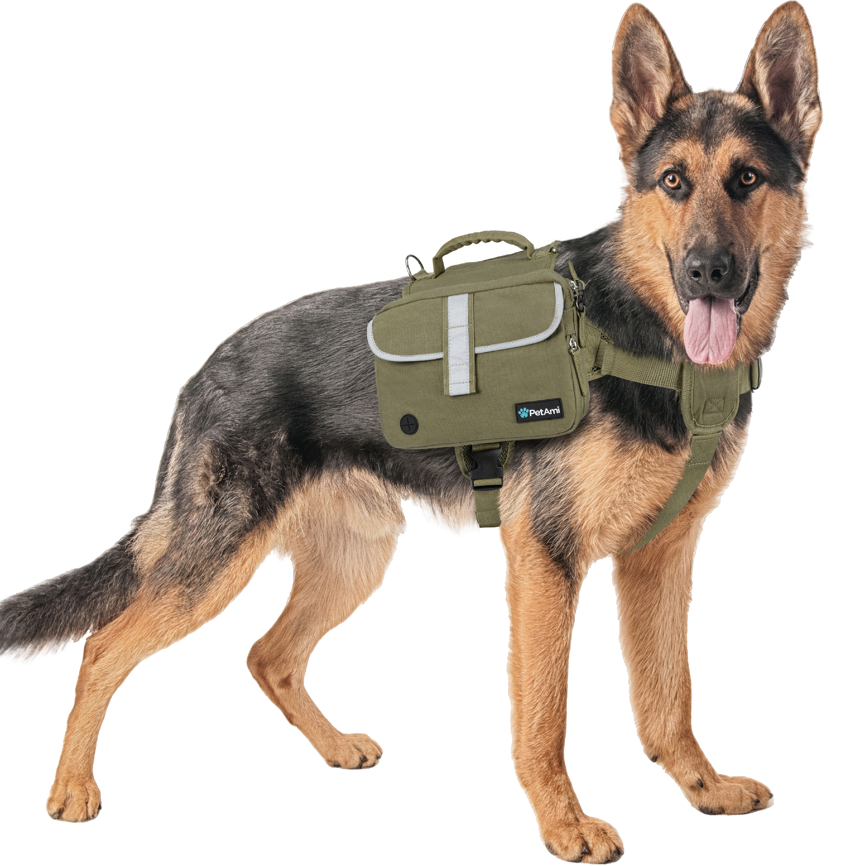 Dog Backpack Harness For Hiking Traveling Camping Training Bag Vest Saddle Bag - Picture 29 of 43