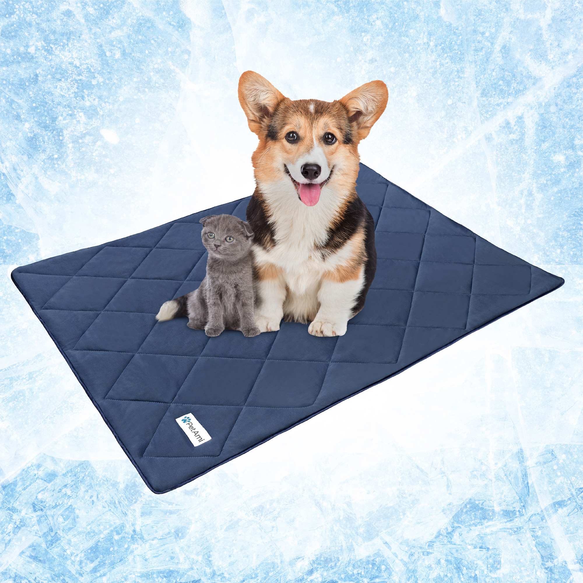 Pet Cooling Blanket Cool Nylon Pad Light Dog Cat Puppy For Summer Sleeping Bed - Picture 58 of 71