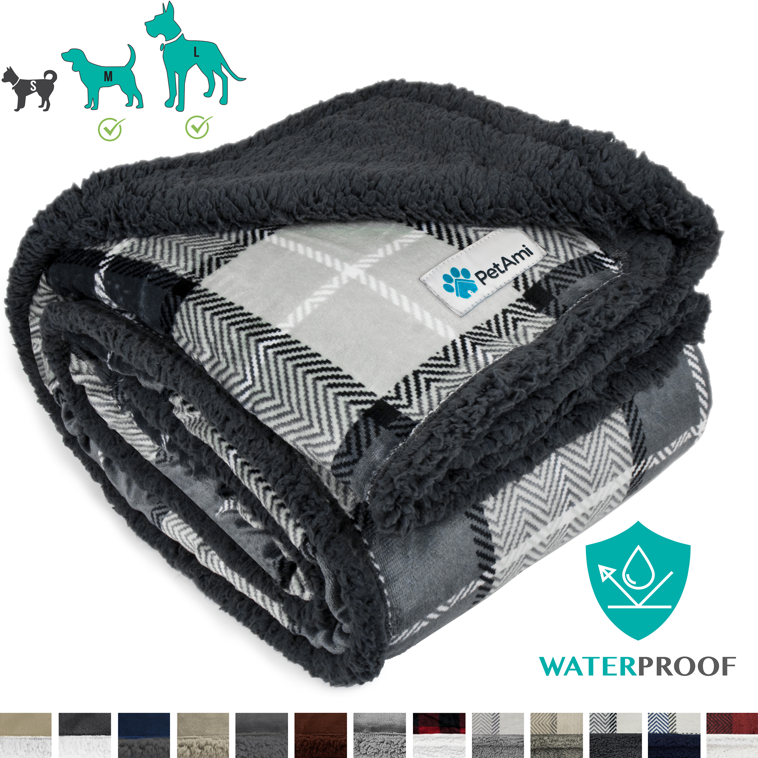IMPERMEABLE Manta Perro Mascota Tiro para Sofá Proteger Muebles S M L Perro Gato Cachorro - Imagen 80 de 180
