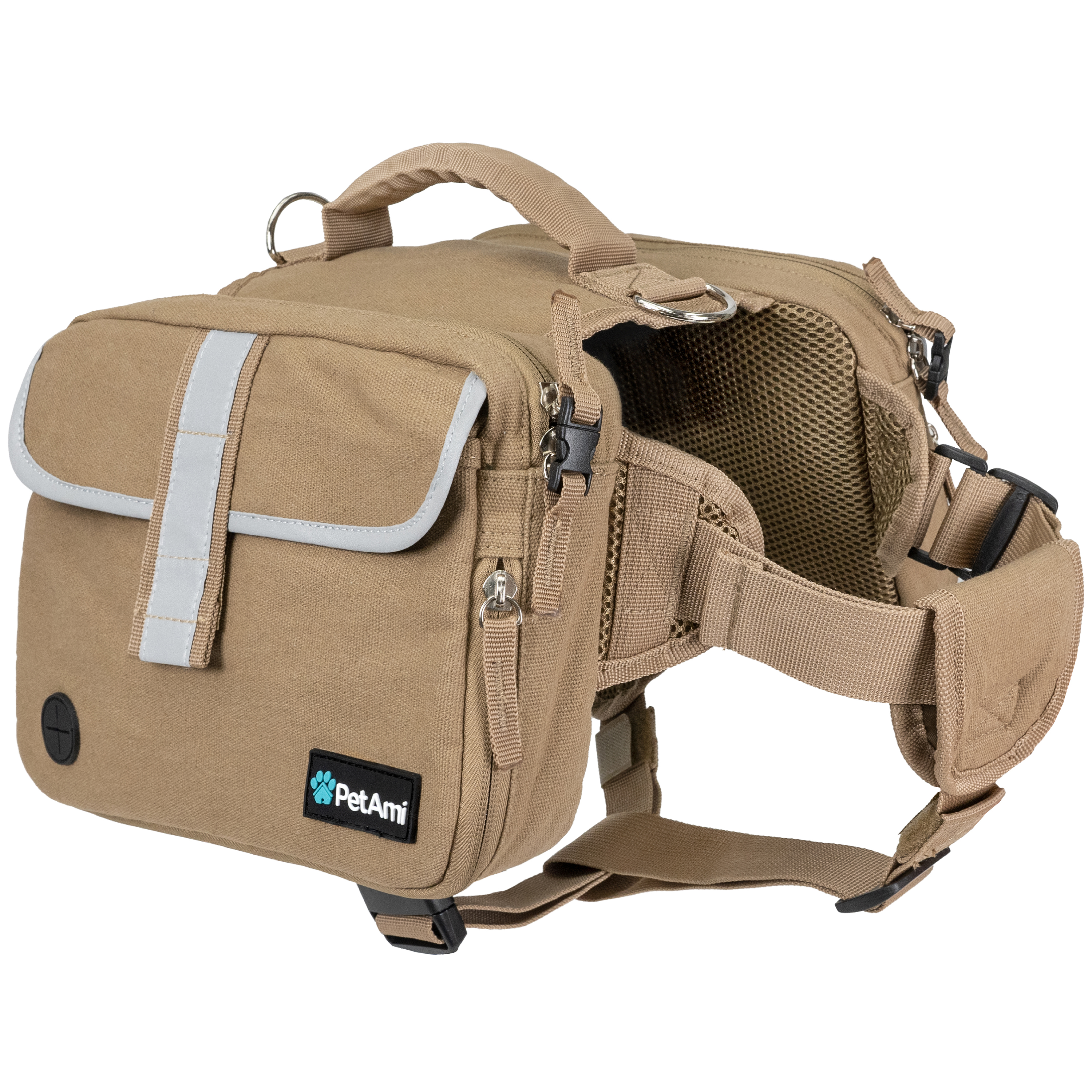 Dog Backpack Harness For Hiking Traveling Camping Training Bag Vest Saddle Bag - Picture 37 of 43