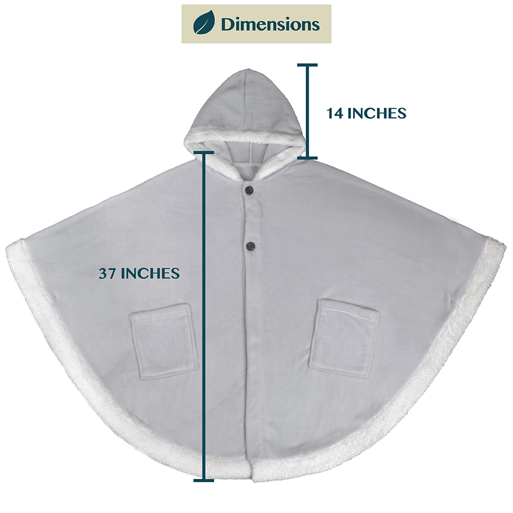 Manta portátil con capucha Angel Wrap para mujer acogedora poncho envolvente capucha tiro para adulto - Imagen 107 de 184
