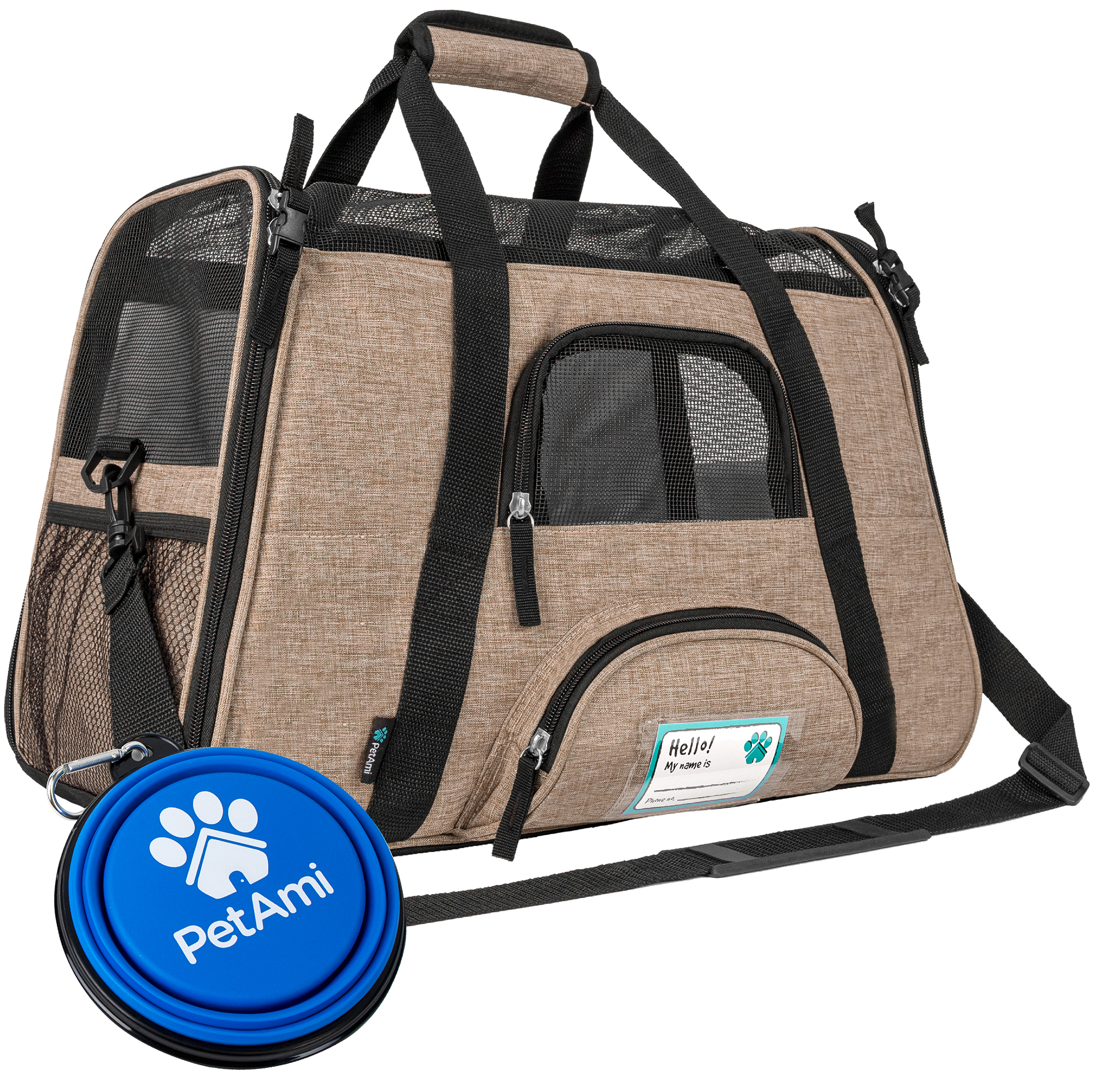 Pet Dog Cat Carrier Bag Soft Sided Comfort Travel Tote Case Airline Approved US - Picture 86 of 165