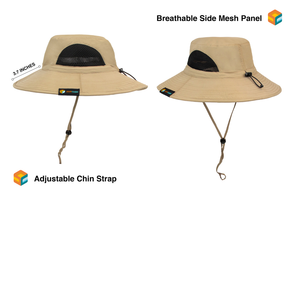 Outdoor Hiking Fishing Hat Summer Sun Protection Wide Brim Boonie Shade 50+ UPF - Picture 70 of 81