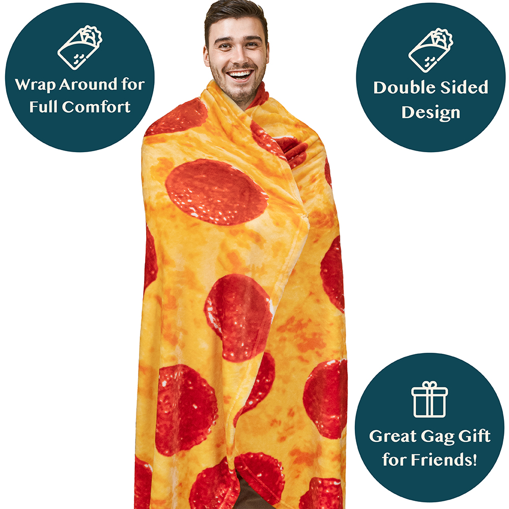  moonysweet Pizza Blanket for Adult and Kids Novelty