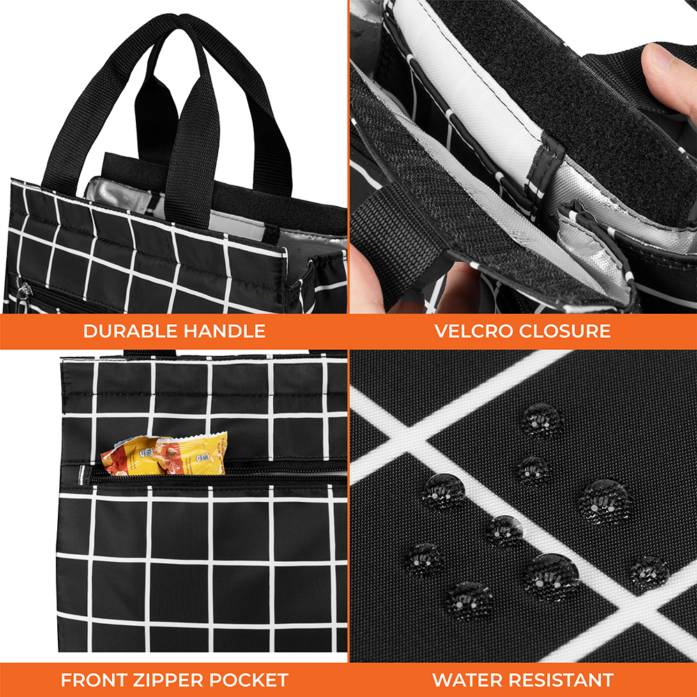 Insulated Lunch Bag Adult Lunch Box for Work School Men Women Kids Leakproof - Picture 12 of 57
