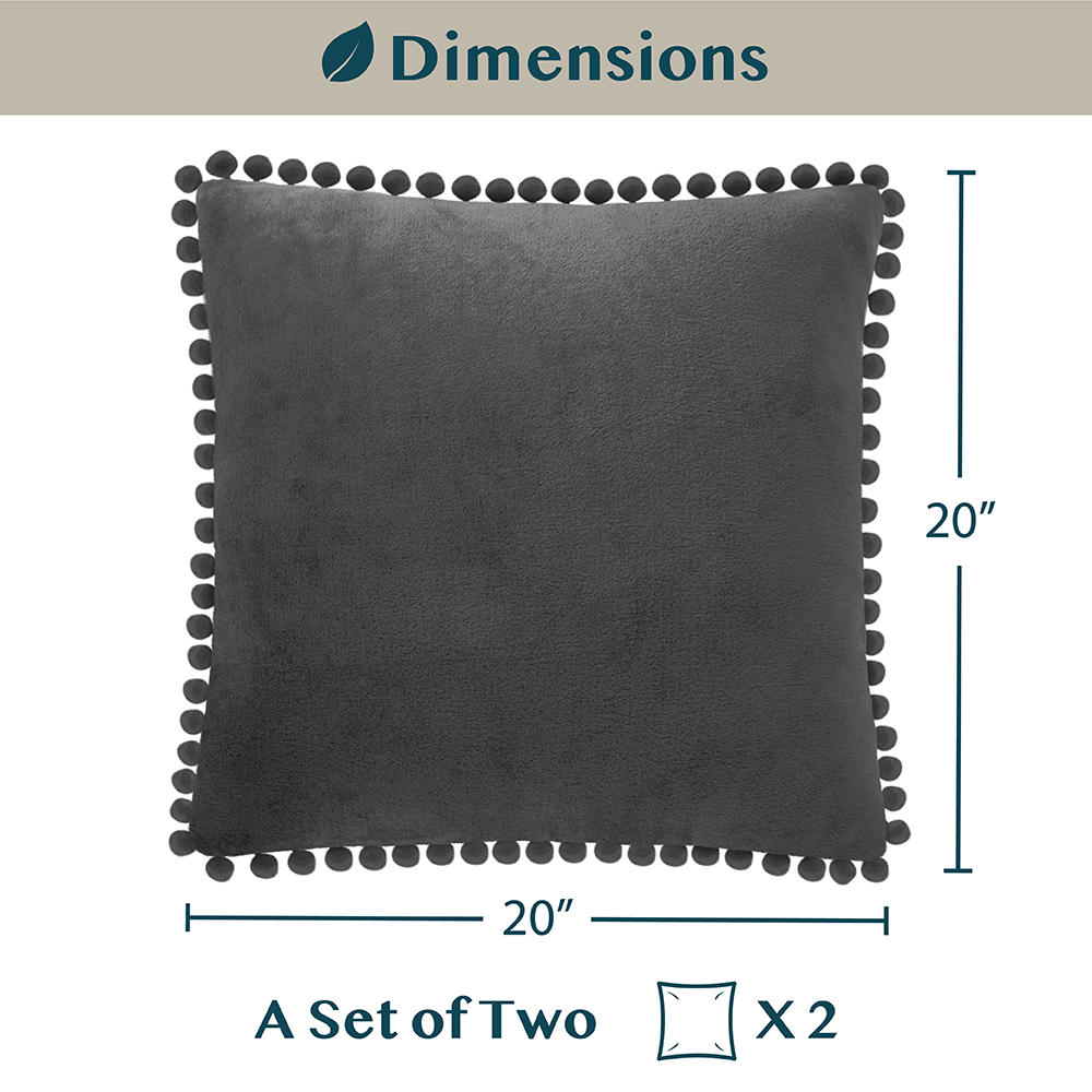 Juego de 2 fundas de almohada de terciopelo suave decoración de sofá - Imagen 17 de 122