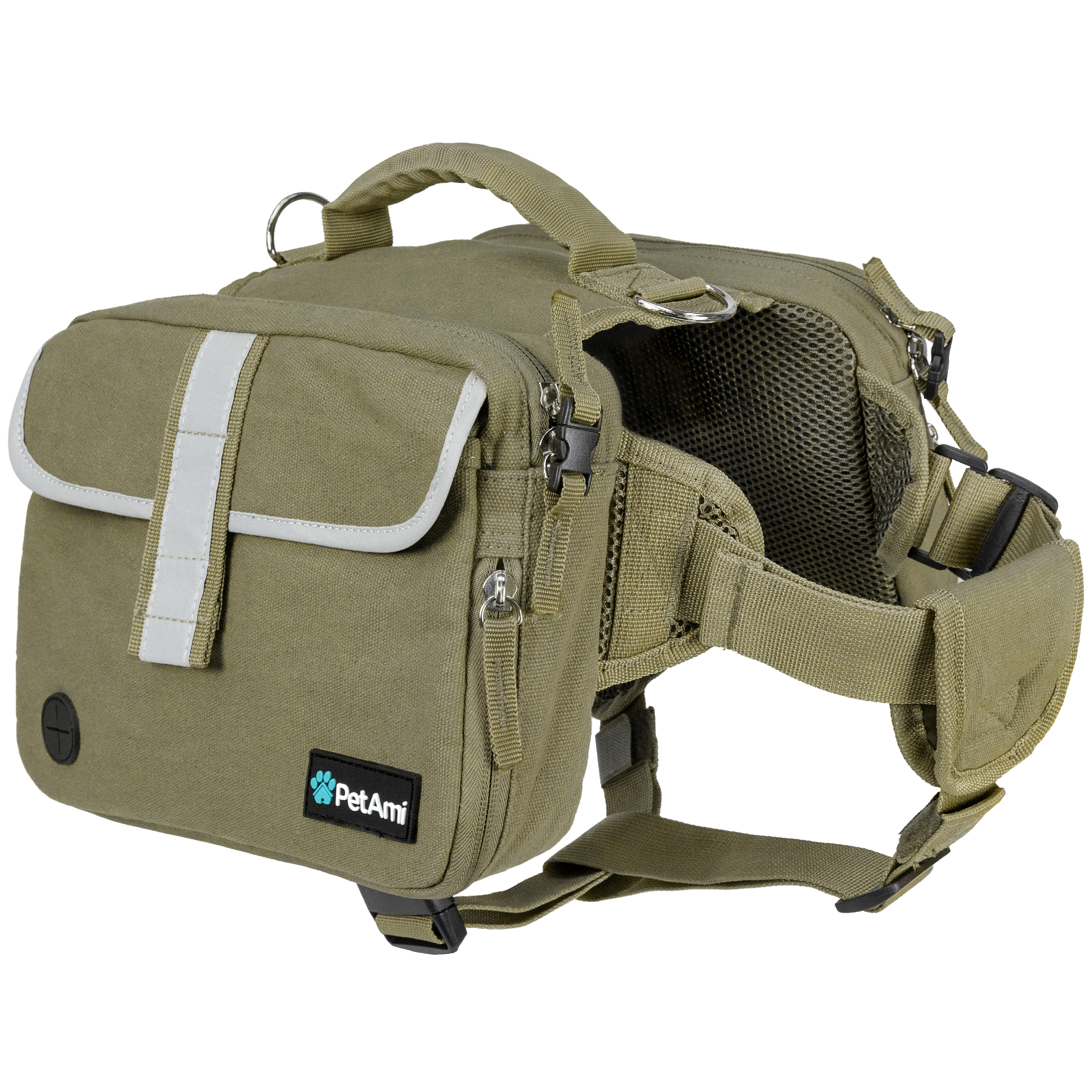 Dog Backpack Harness For Hiking Traveling Camping Training Bag Vest Saddle Bag - Picture 23 of 43