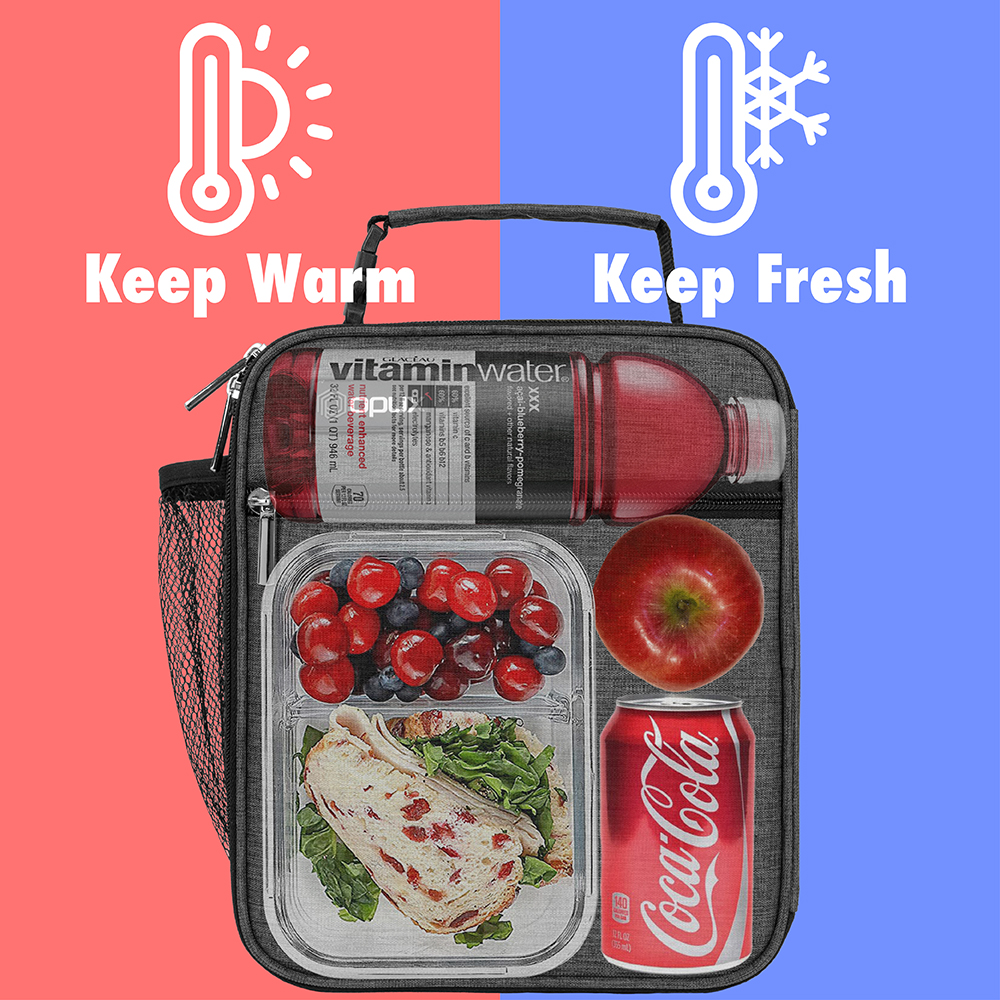 VHKD Small Lunch Bags boxes for Women Men Student Kids  School Waterproof Lunch Bag - Lunch Bag