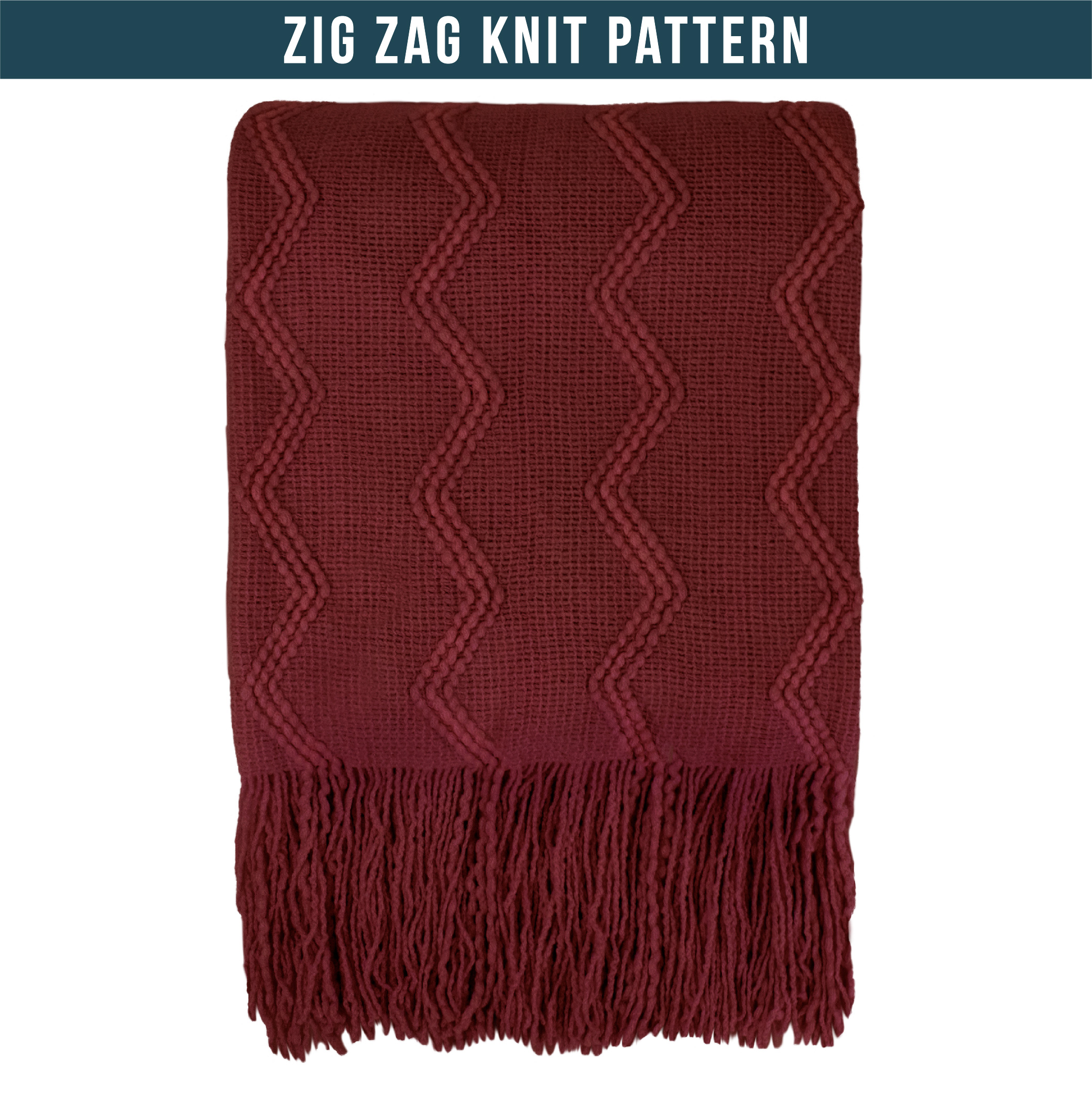 Textured Knitted Fringe Throw Blanket Decorative for Couch Sofa Bed Lightweight - Picture 136 of 142