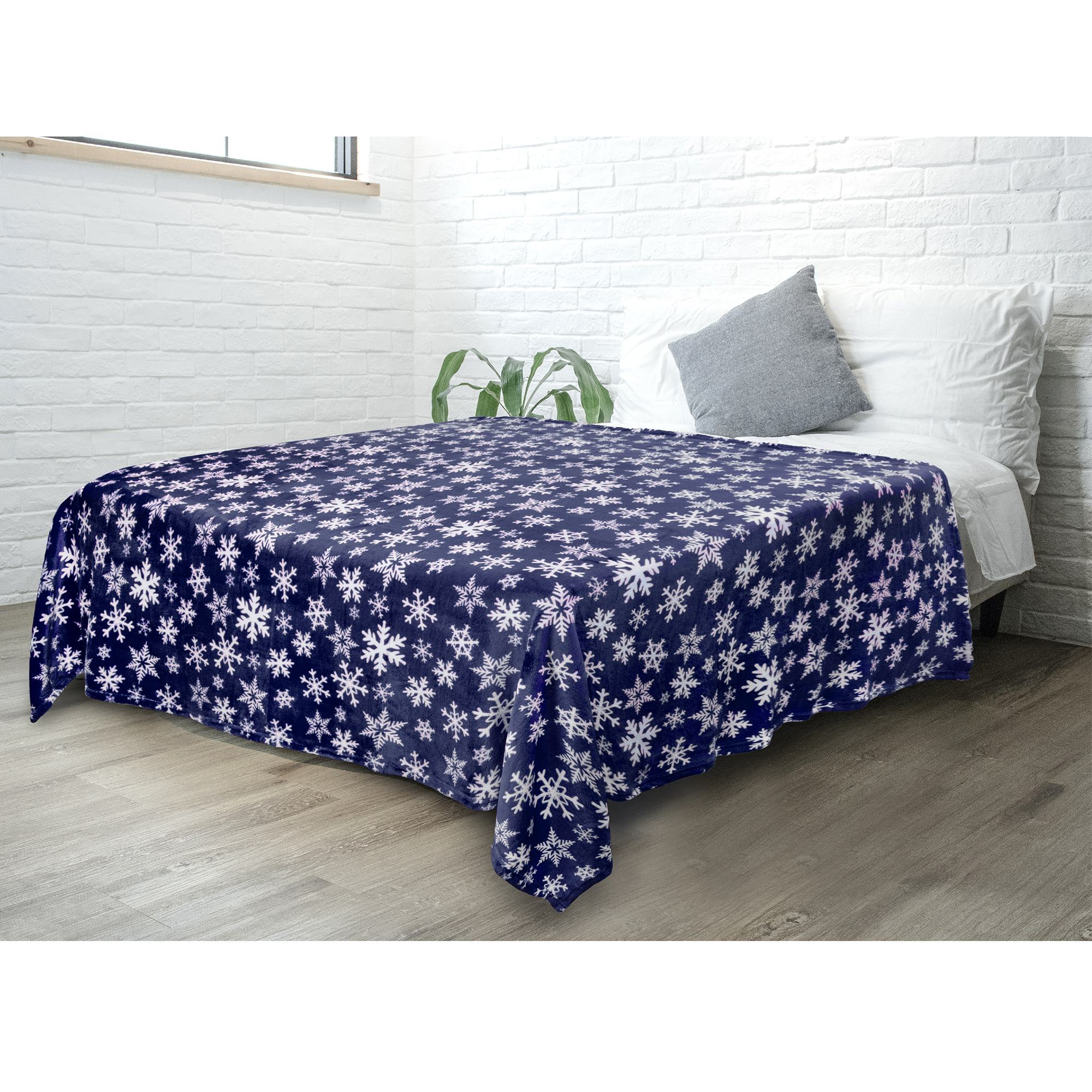 Merry Christmas Throw Blanket Holiday Pattern Decor Soft Fleece Sofa Couch Gift - Picture 84 of 110