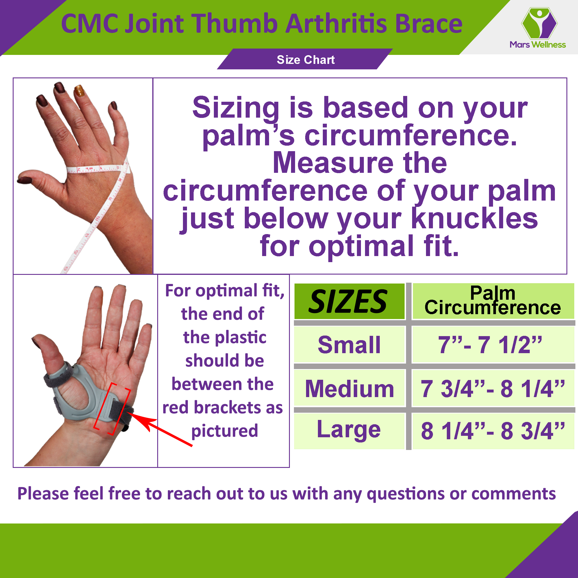 CMC Thumb Arthritis Brace Restriction Stabilizing Splint Thumb Pain