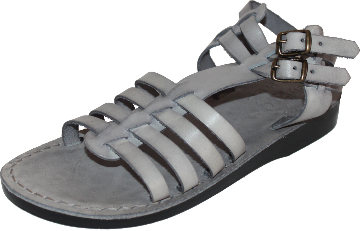 Holy Land Market Unisex Adults/Children Genuine Leather Biblical Sandals/Flip - Picture 2 of 11