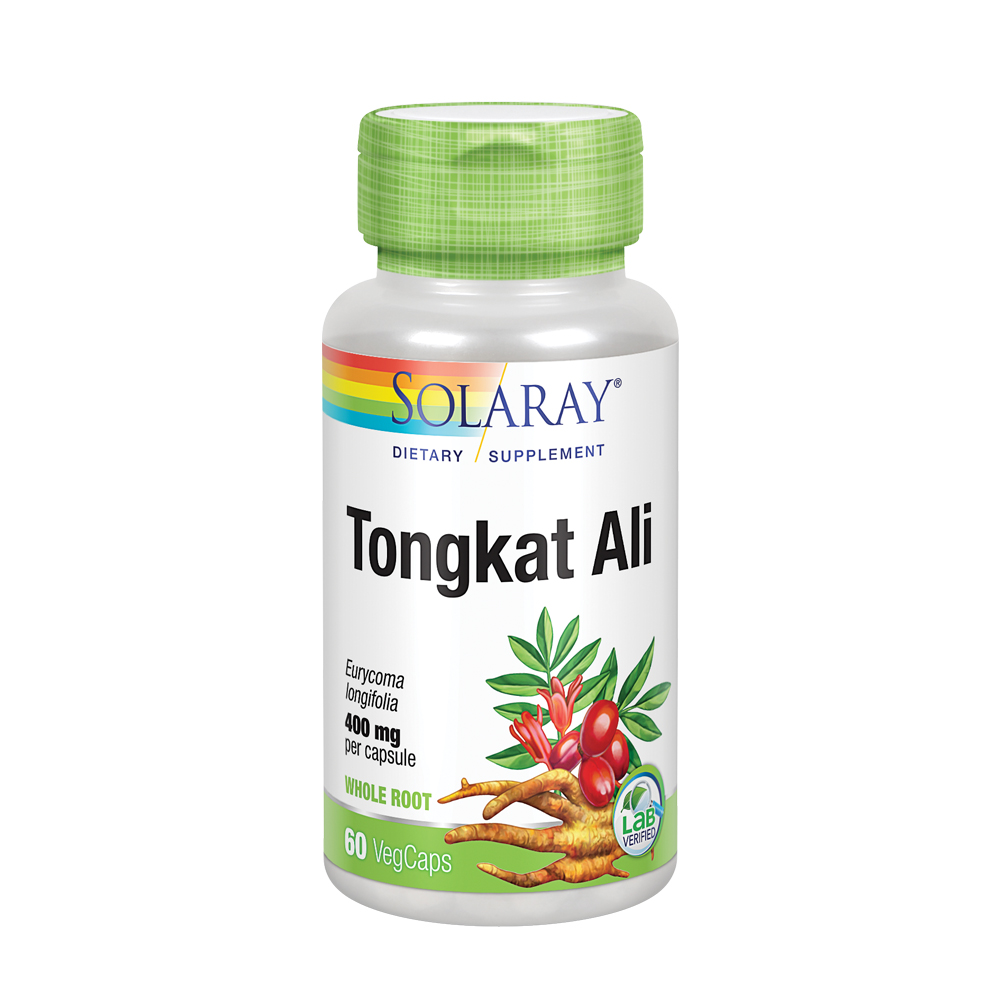 Solaray Tongkat Ali Root 400mg, Traditional Support, 60 VegCaps  76280544336