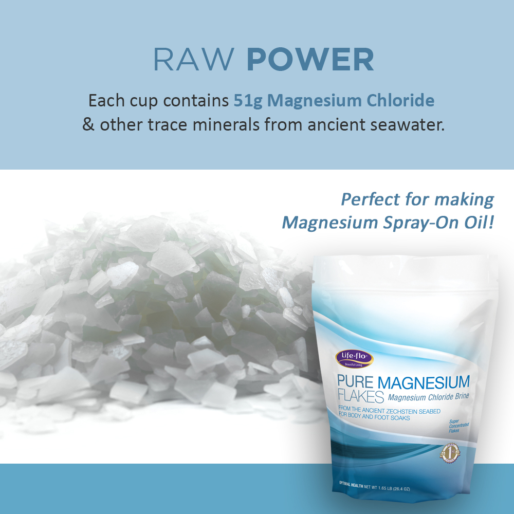 LifeFlo Pure Magnesium Flakes 44oz eBay