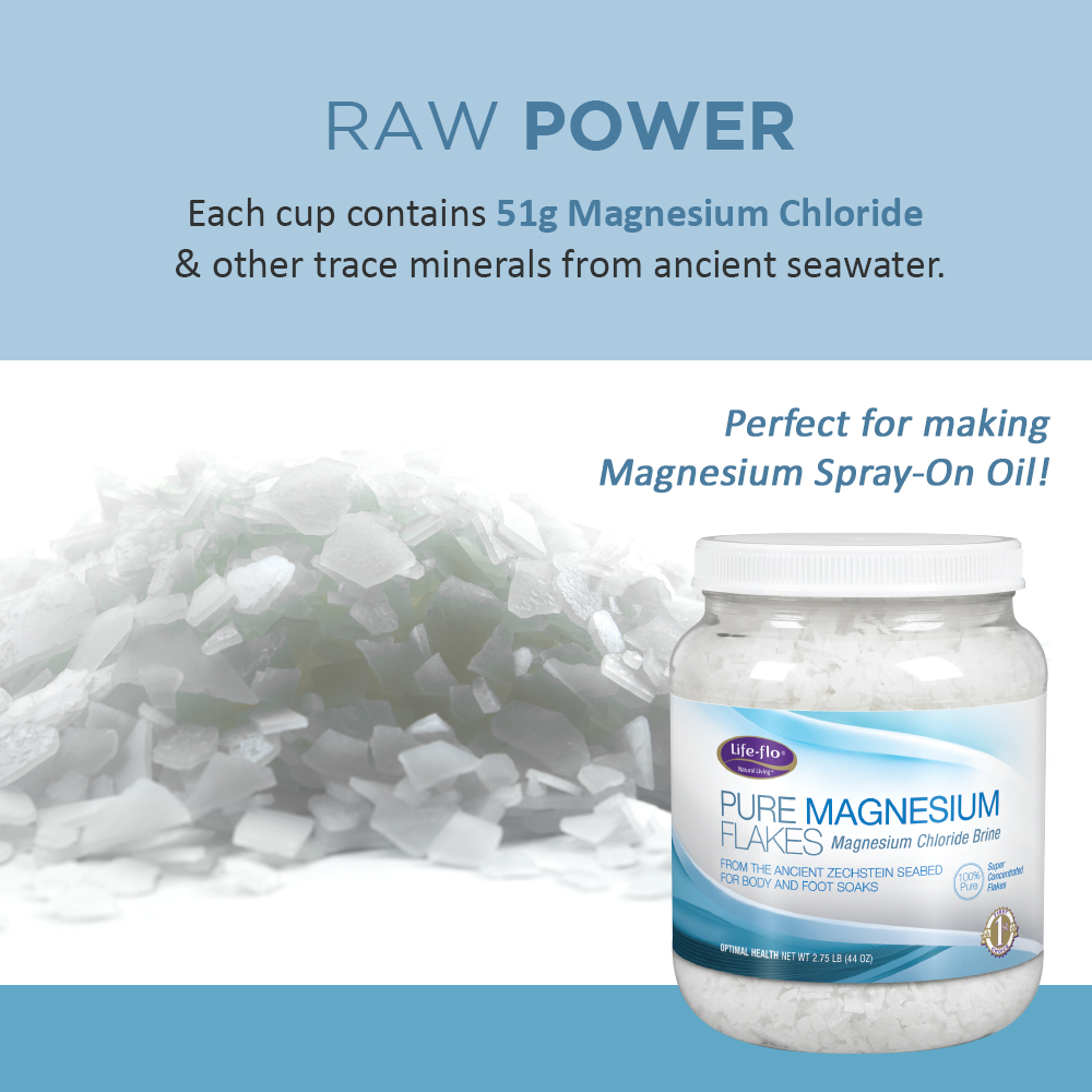 LifeFlo Pure Magnesium Flakes 44oz eBay