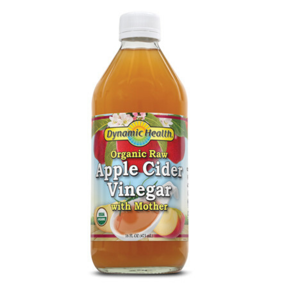 Dynamic Health Apple Cider Vinegar w Mother Organic 16 oz