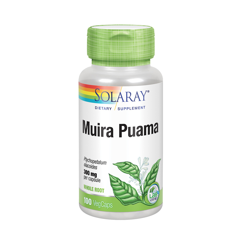 Solaray Muira Puama Root 600 mg 50 Servings 100 VegCaps 76280013856 eBay