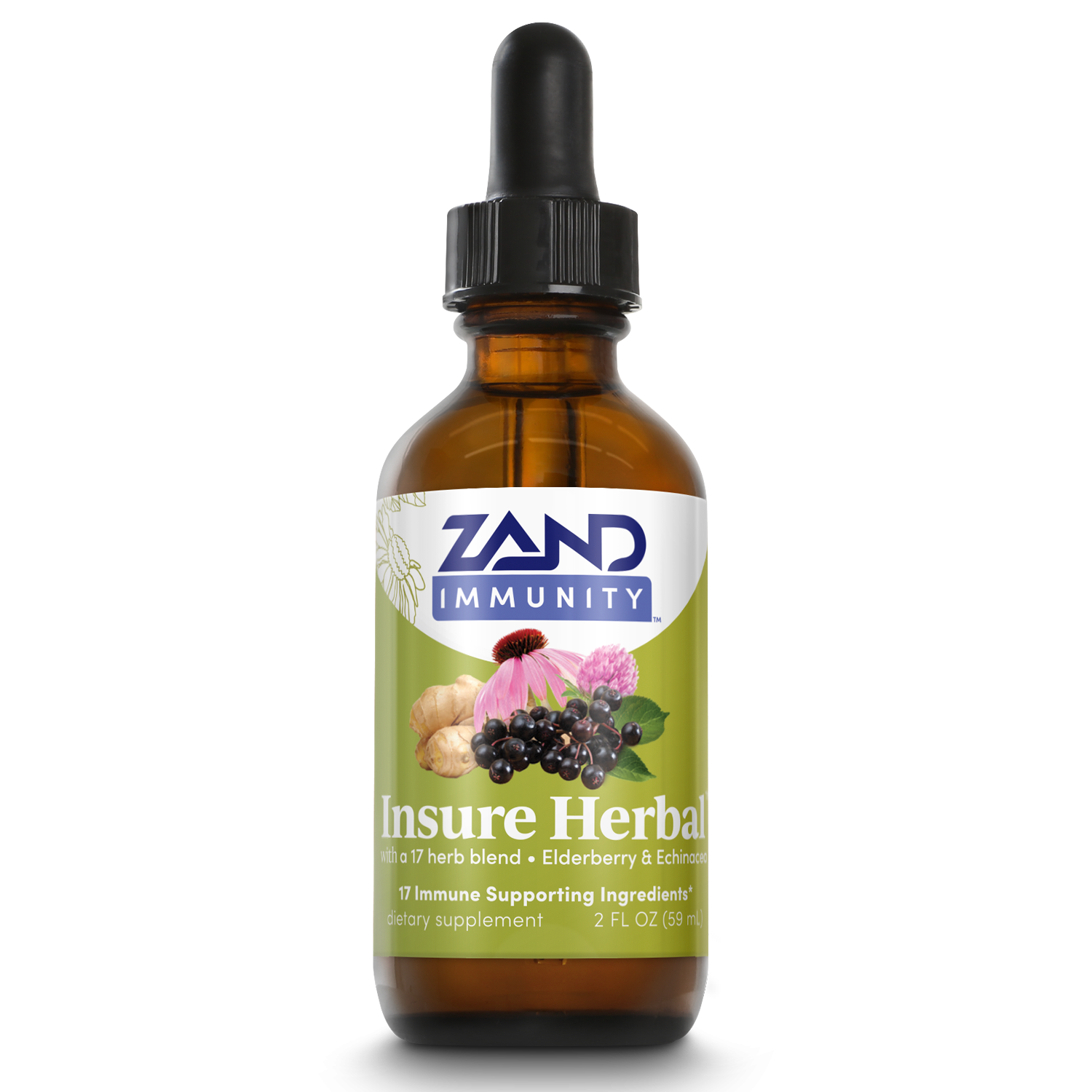Zand Insure Immune Support | Herbal Liquid Echinacea Supplement | 4 oz