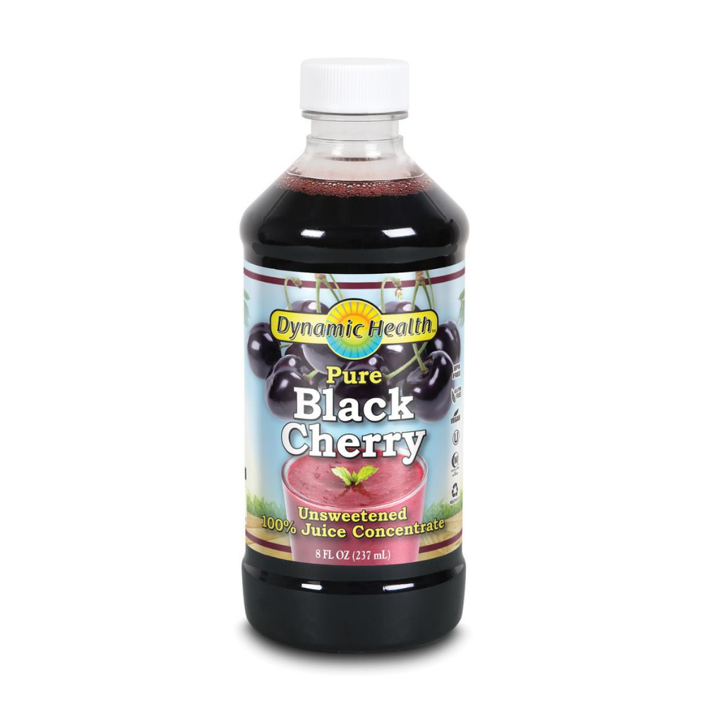 Dynamic Health Pure Black Cherry 100 Juice Concentrate 8oz