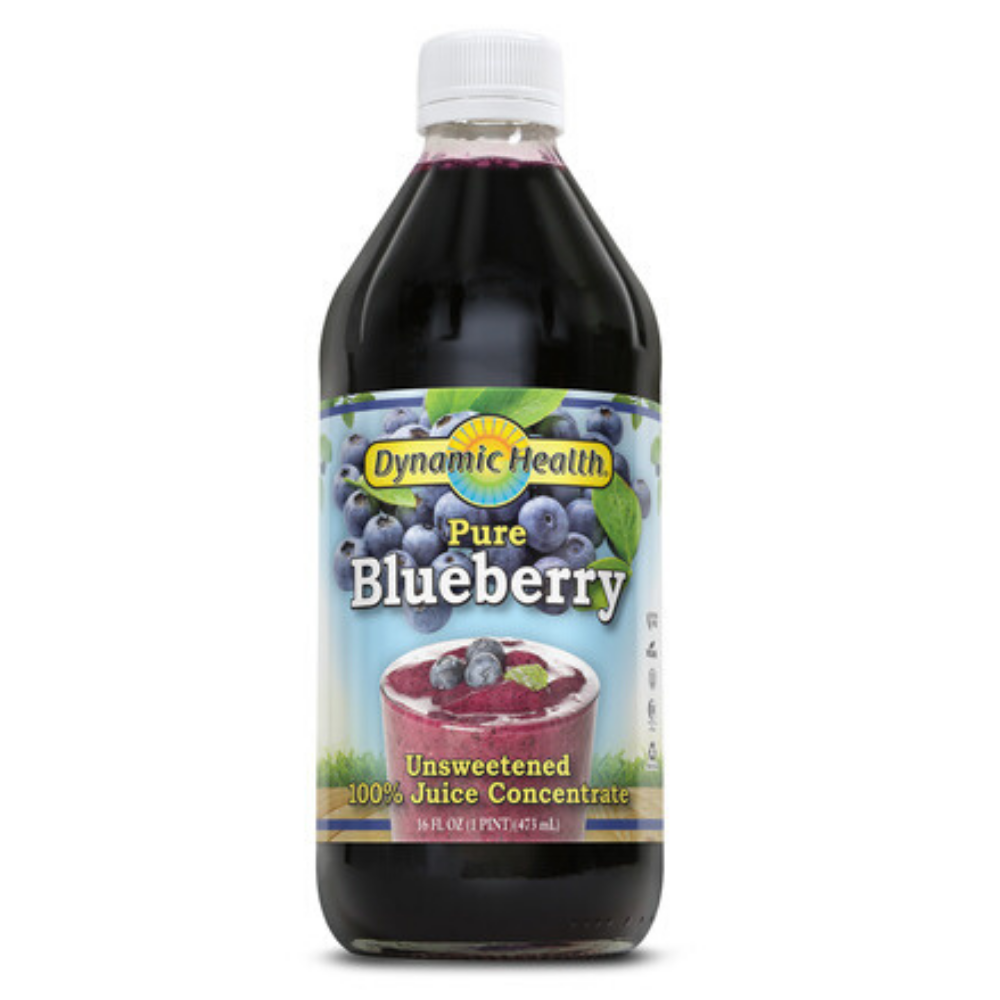Dynamic Health 473ml 100 Percent Pure Blueberry Juice Concentrate 16