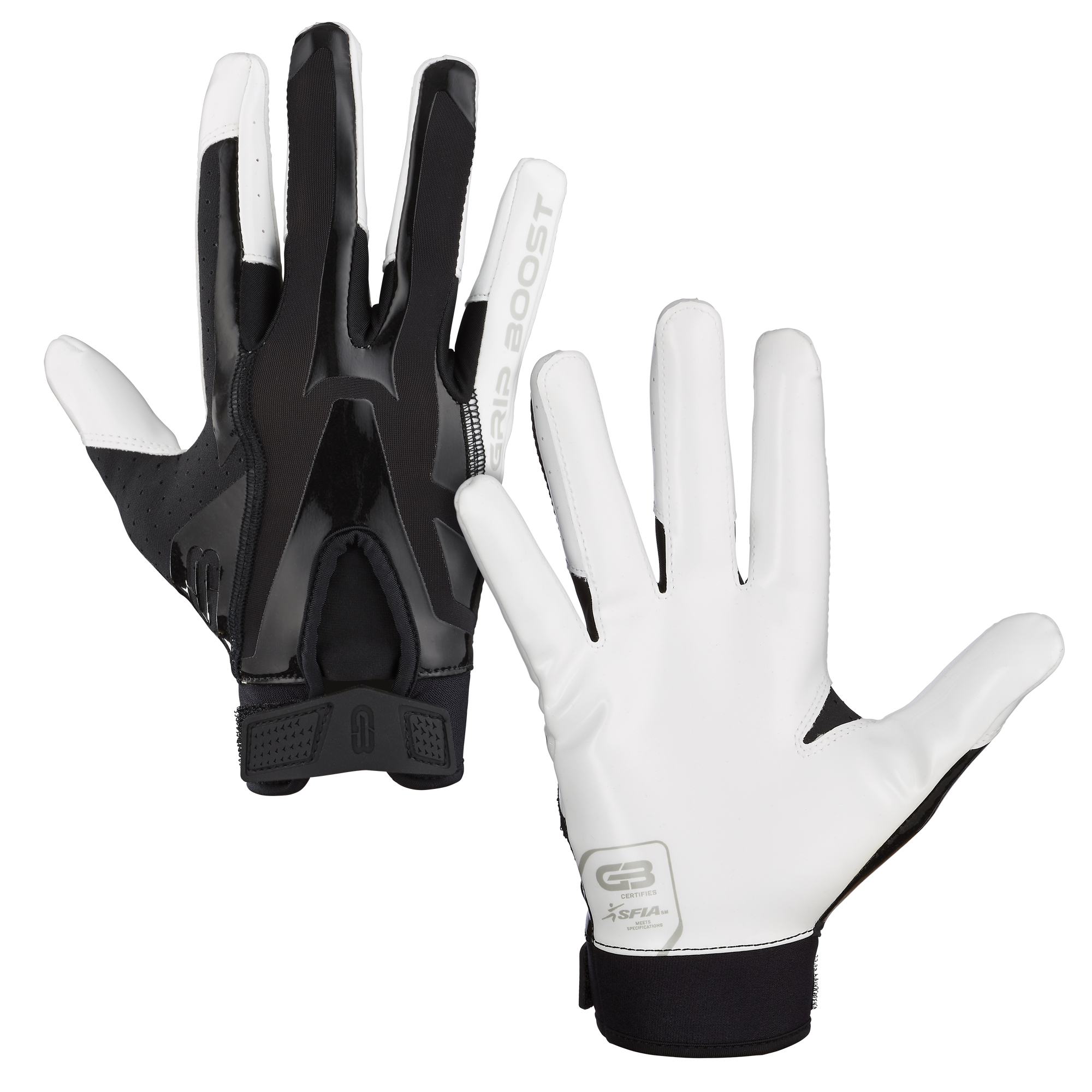 Grip Boost Stealth Dual Color Football Gloves Mens - Adult Sizes