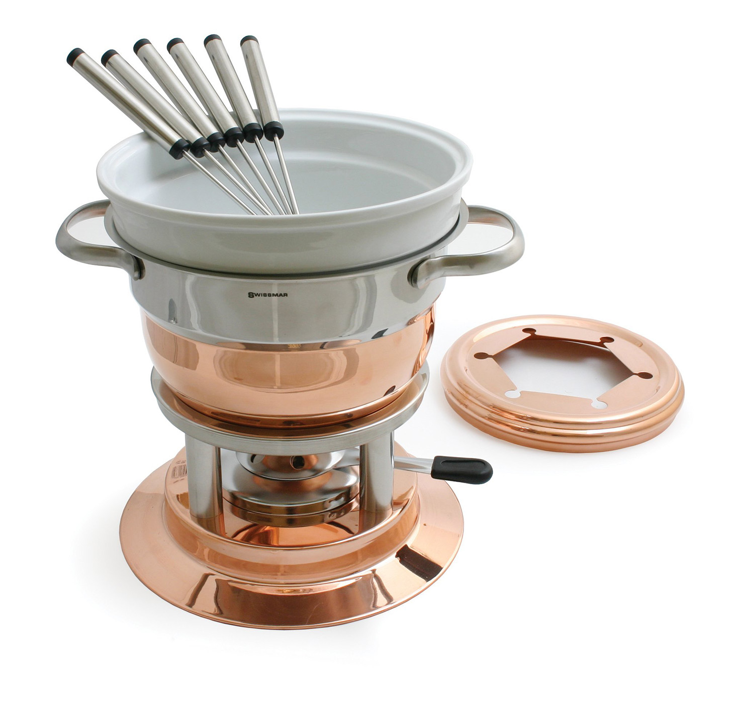 Swissmar Lausanne 11 Piece Copper Fondue Set eBay