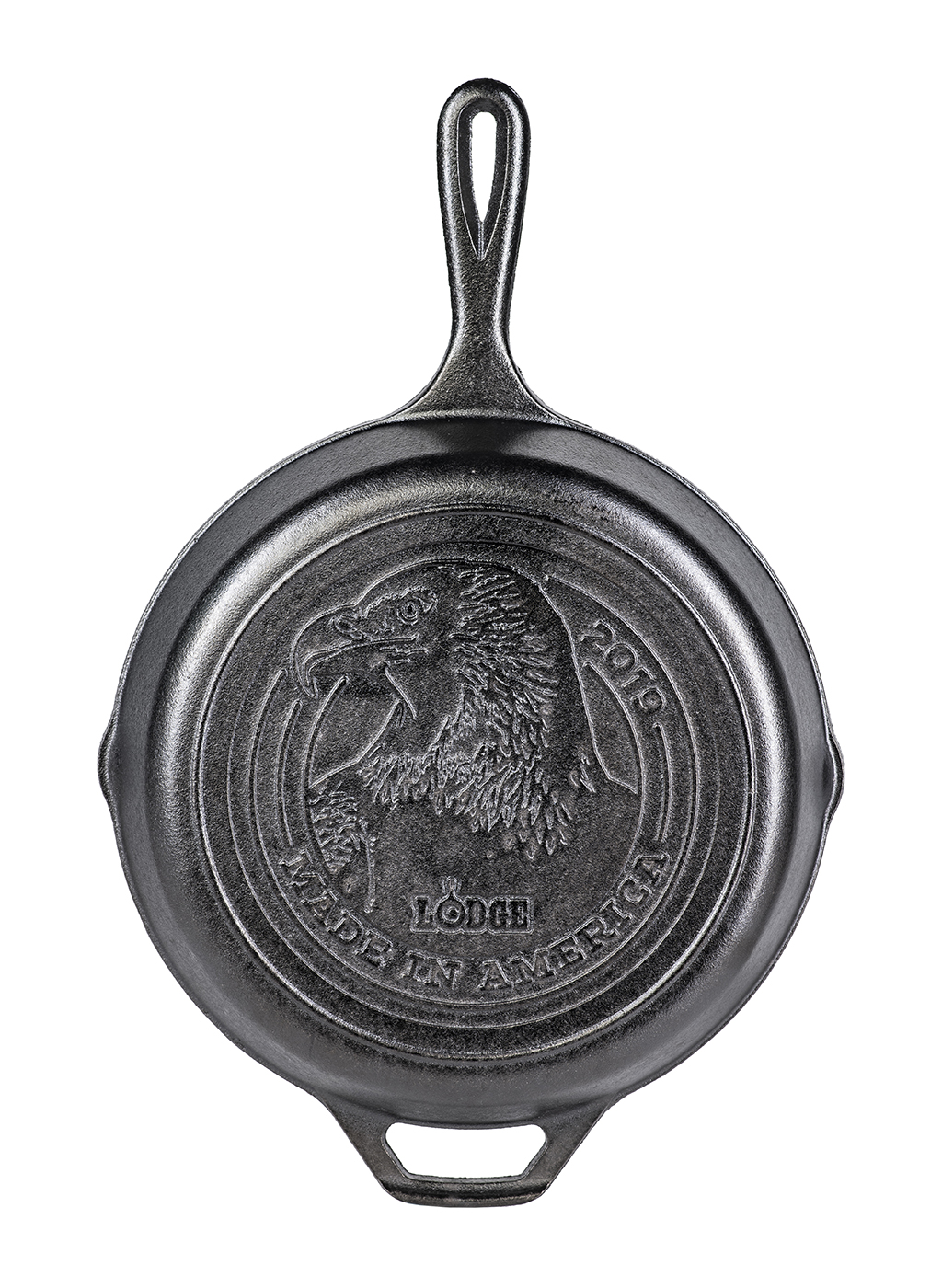 Lodge Made in America Series 2019 Cast Iron Skillet with Logo, 10.25