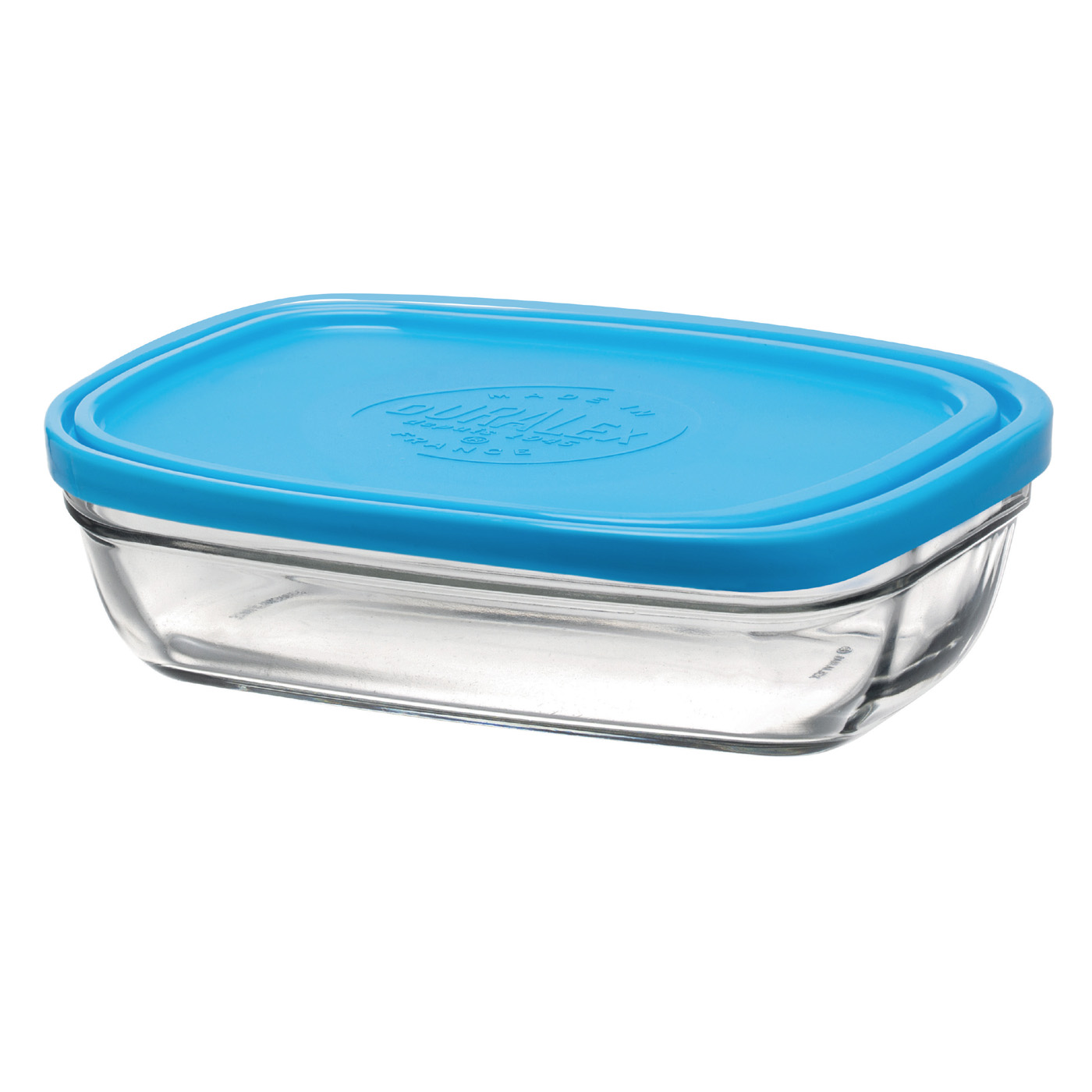 Duralex Rectangular 13 oz. Glass Storage Container With Lid ...