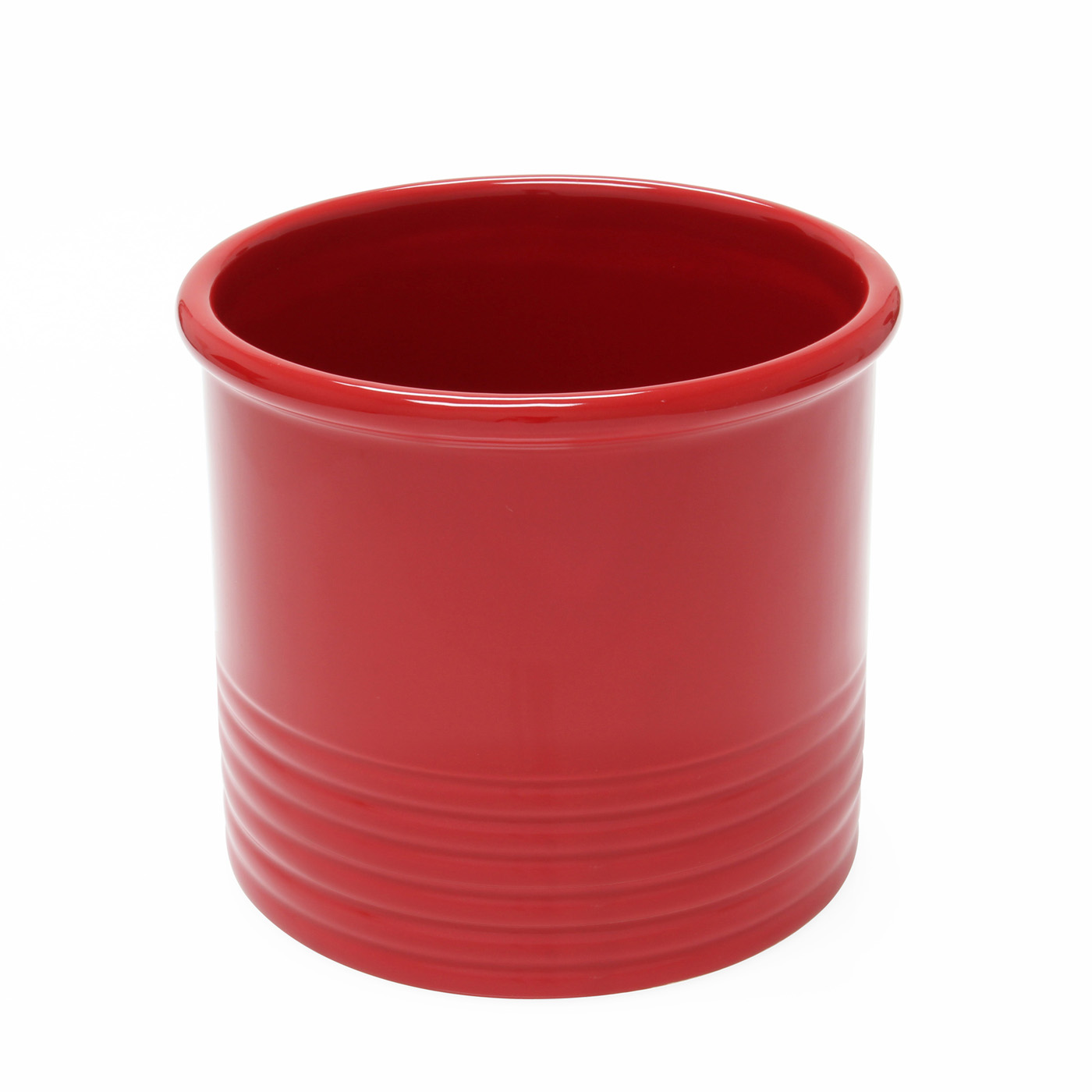 Chantal Large Ceramic Utensil Crock, True Red 88818111125 eBay