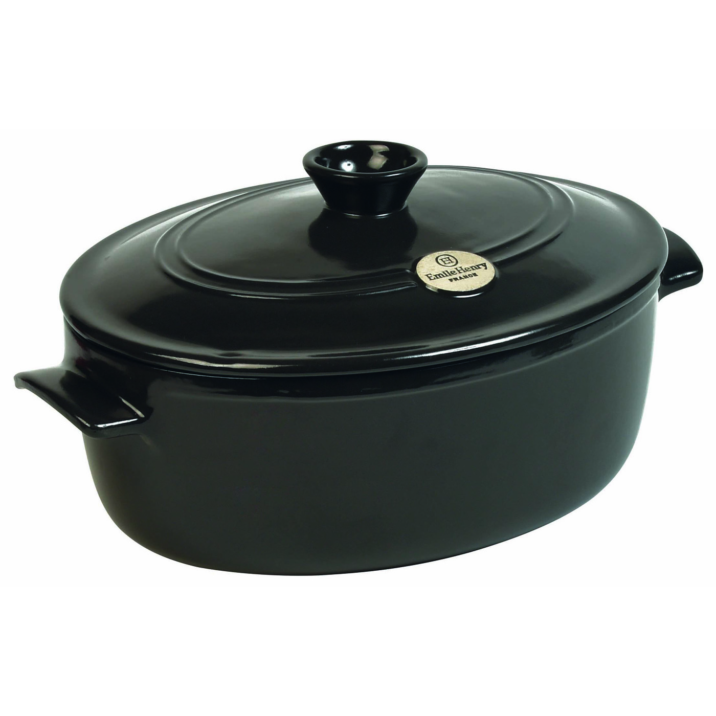 Emile Henry Flame 6.3 Quart Oval Stewpot Dutch Oven eBay