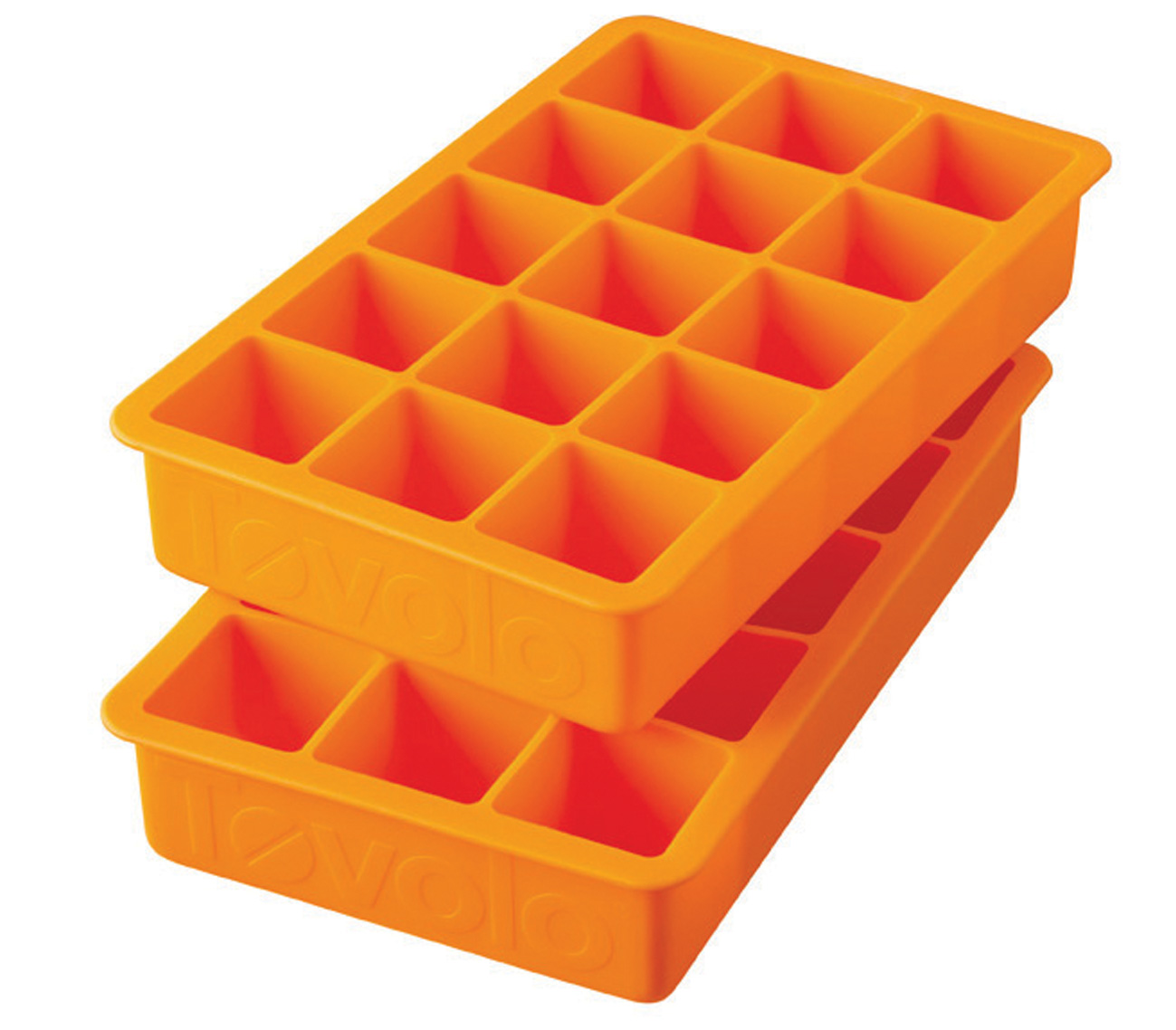 tovolo-perfect-cube-silicone-ice-trays-set-of-2-orange-848113002456-ebay