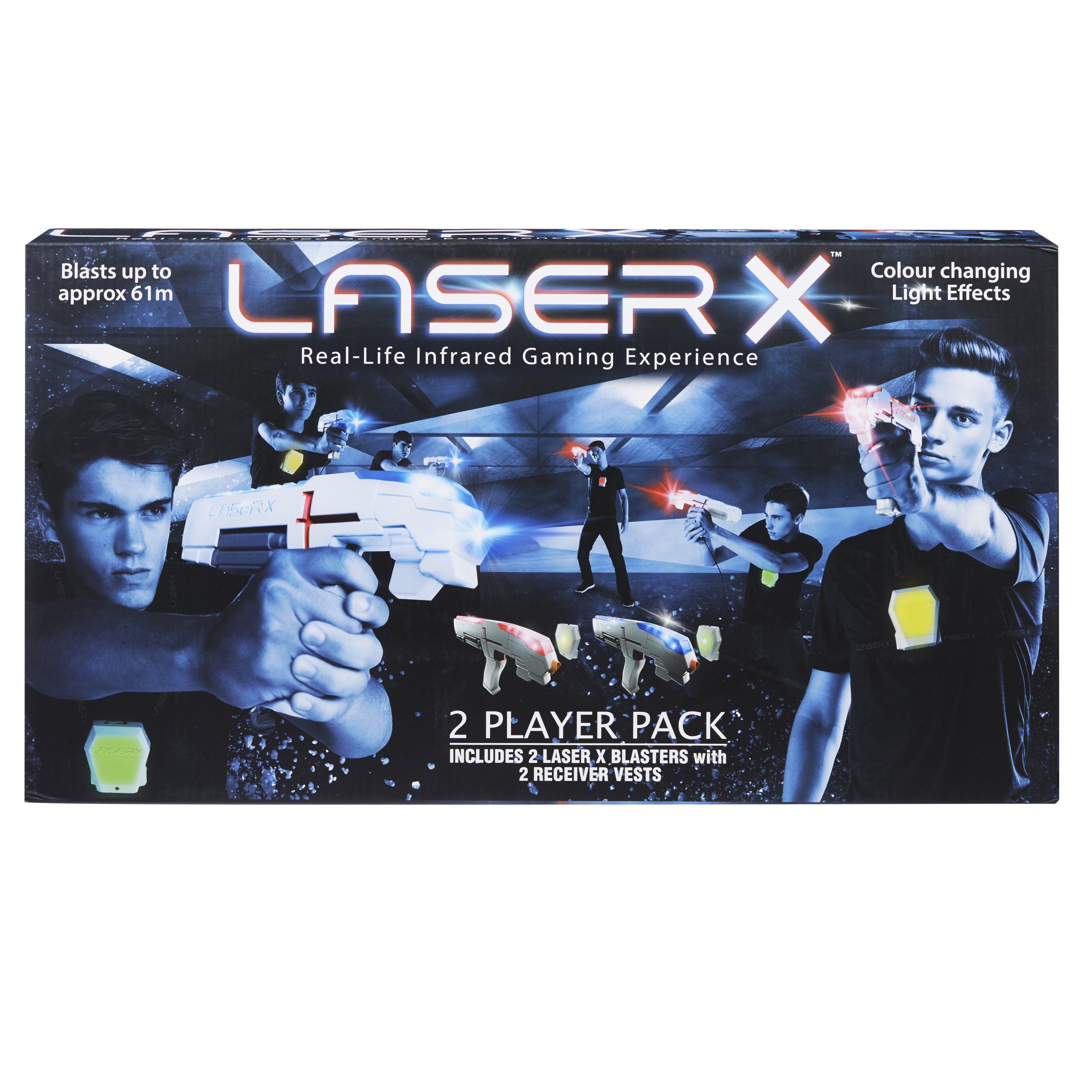 laser x 2 player laser tag gaming set