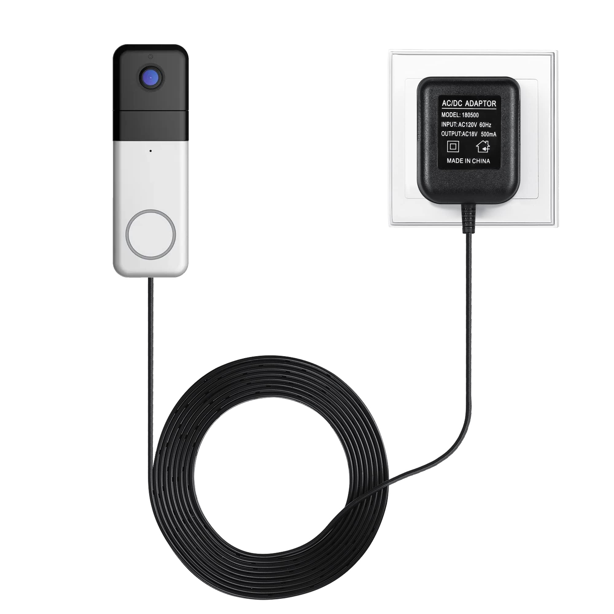 ft Power Supply Adapter Charger for Arlo Eufy Google Nest Hello