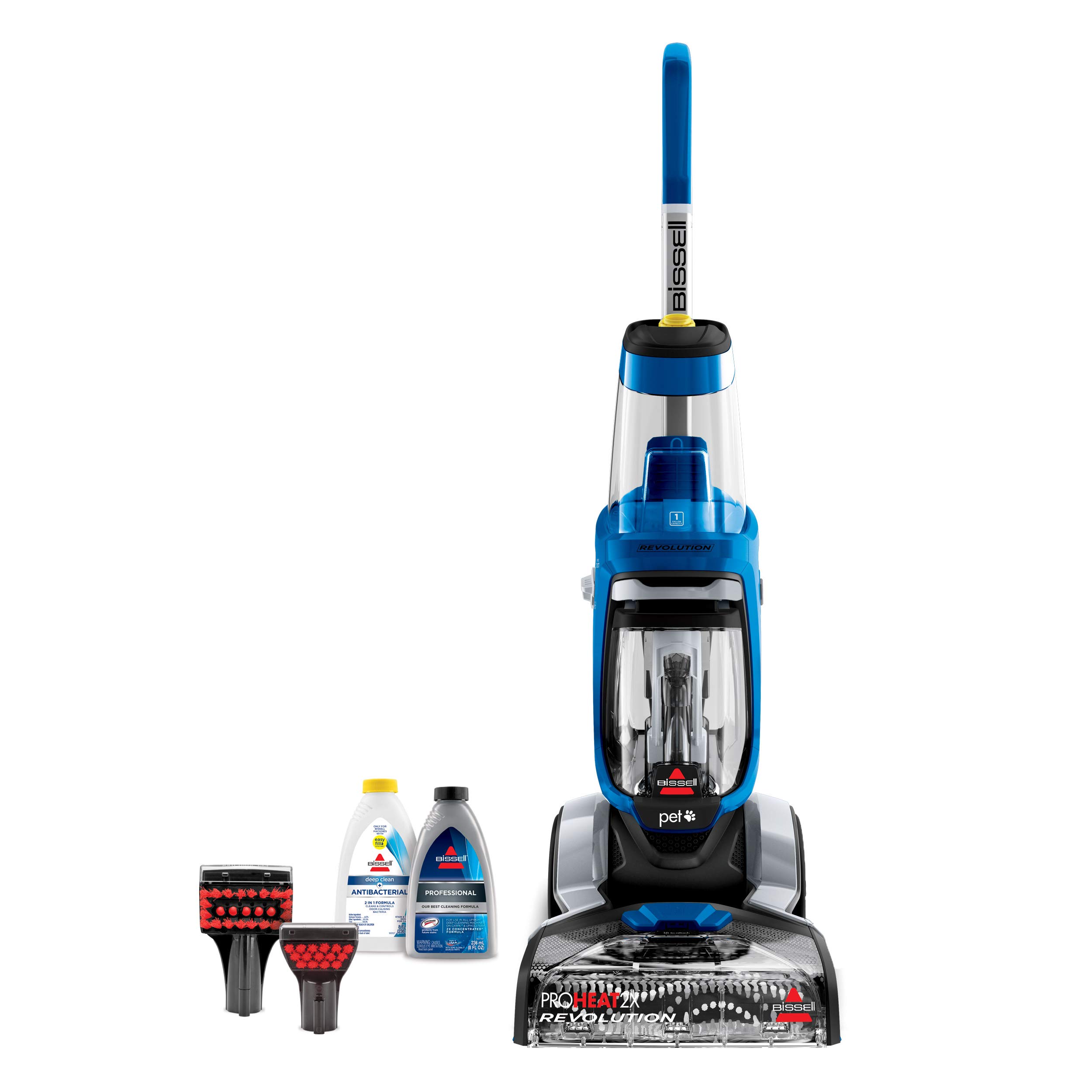 BISSELL ProHeat 2X Revolution Pet Full Size Upright Carpet Cleaner, 15489, Blue eBay