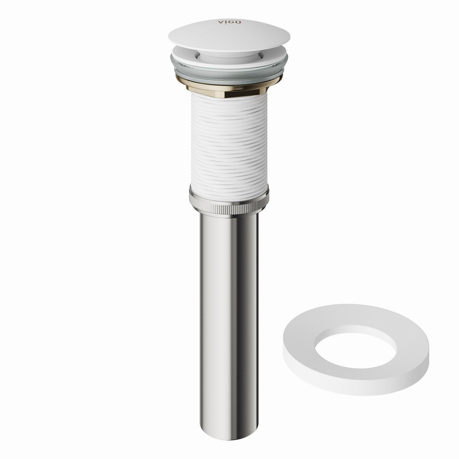 Vigo Vessel Sink Pop Up Drain with Mounting Ring VG07000MW eBay