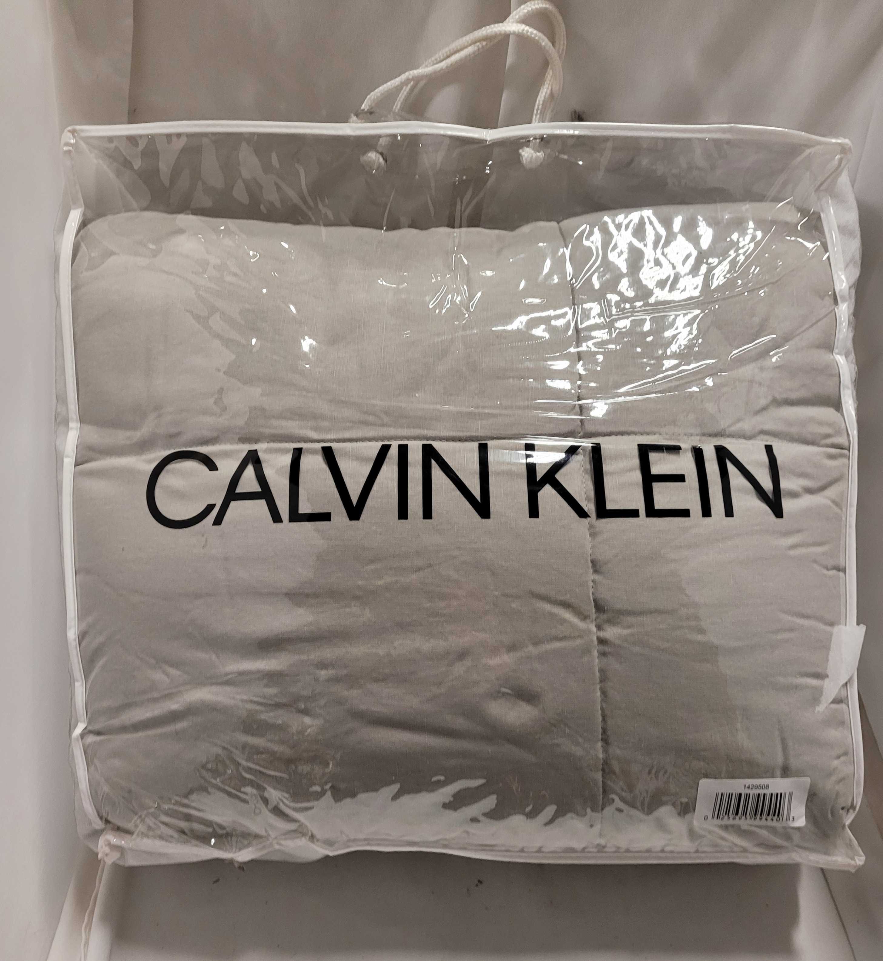 calvin klein linen blend casual comforter