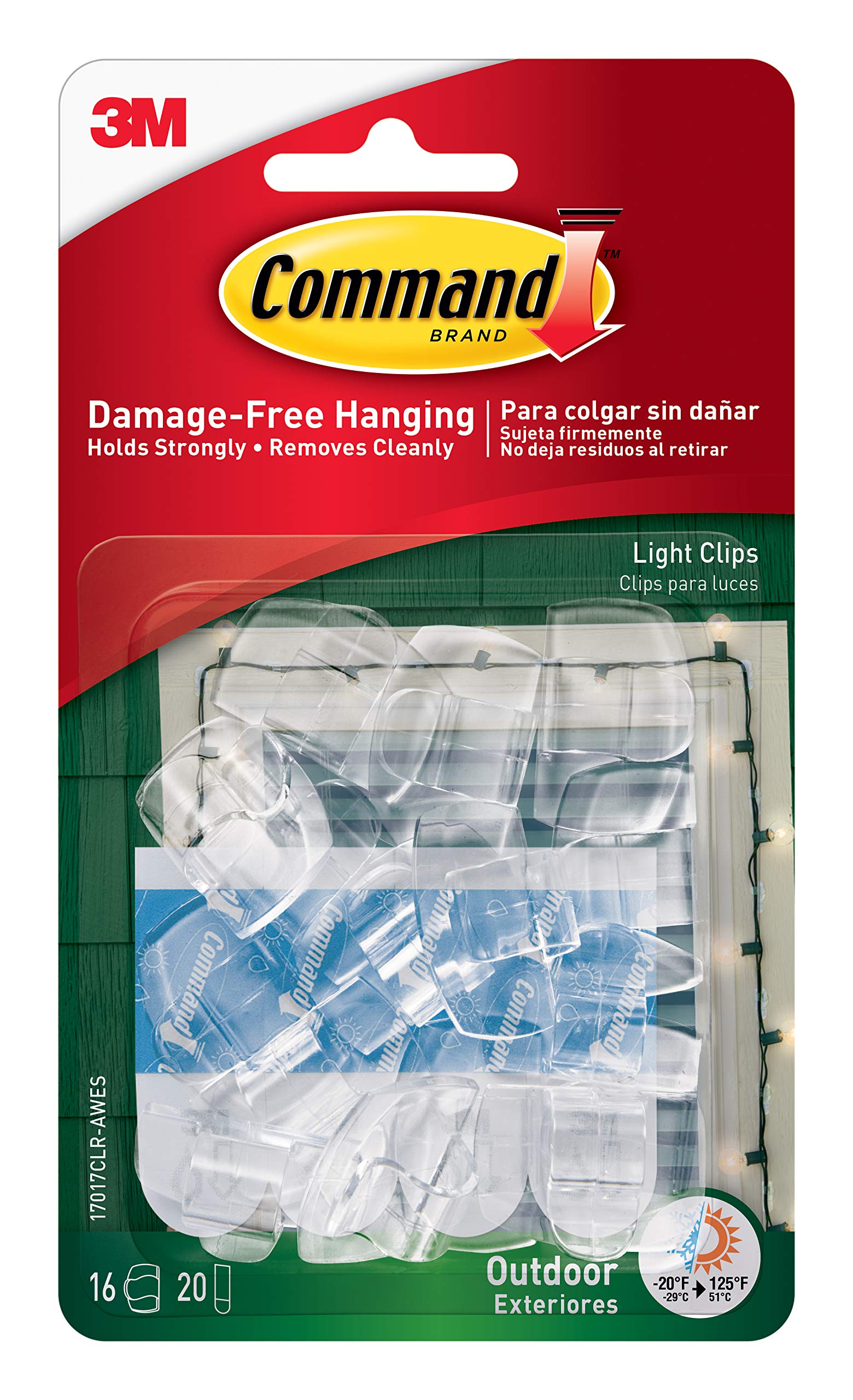 3m command ™ outdoor light clips