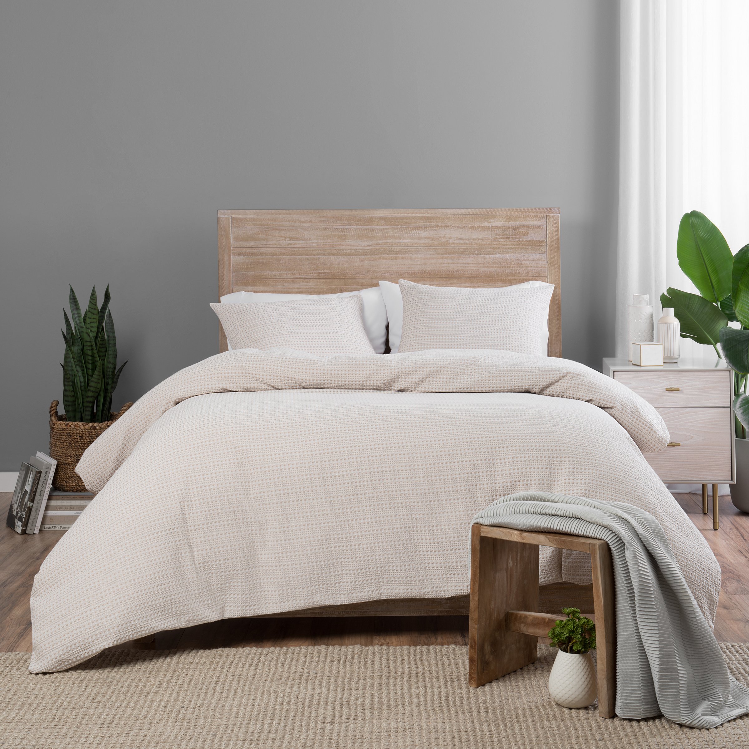 Vue Dunkin Duvet Cover & Sham Set Queen, Taupe 885308630544 eBay