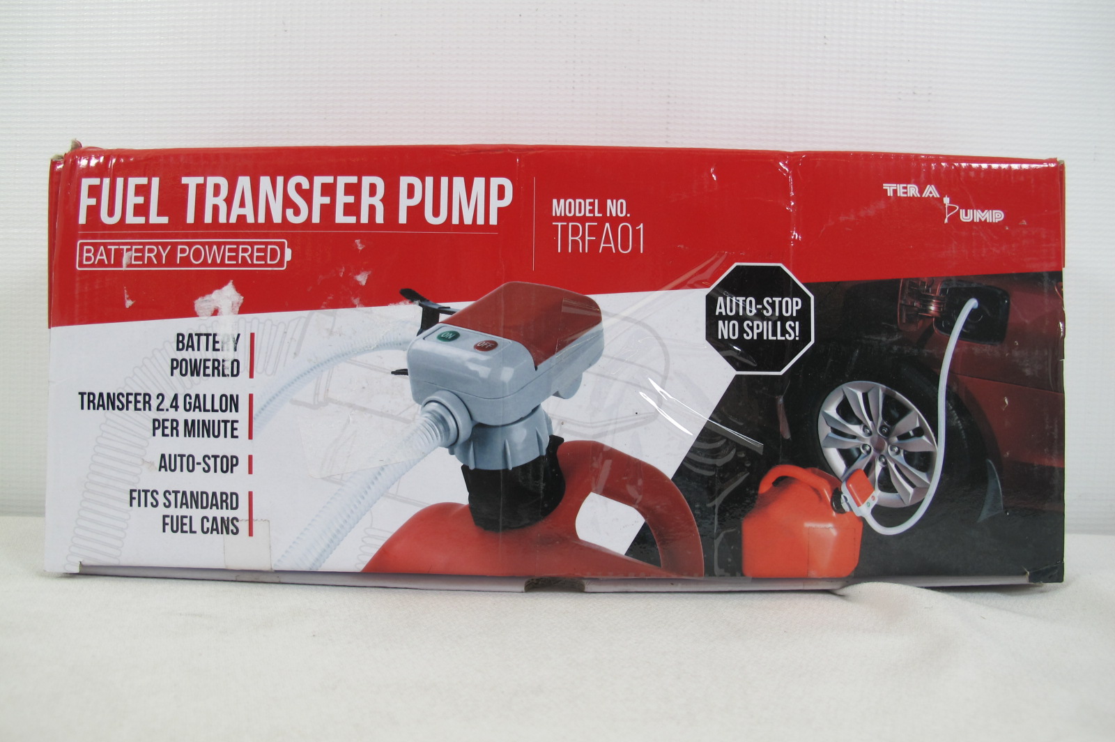 Tera Pump TRFA01 Fuel Transfer Pump with Intake Hose and Nozzle