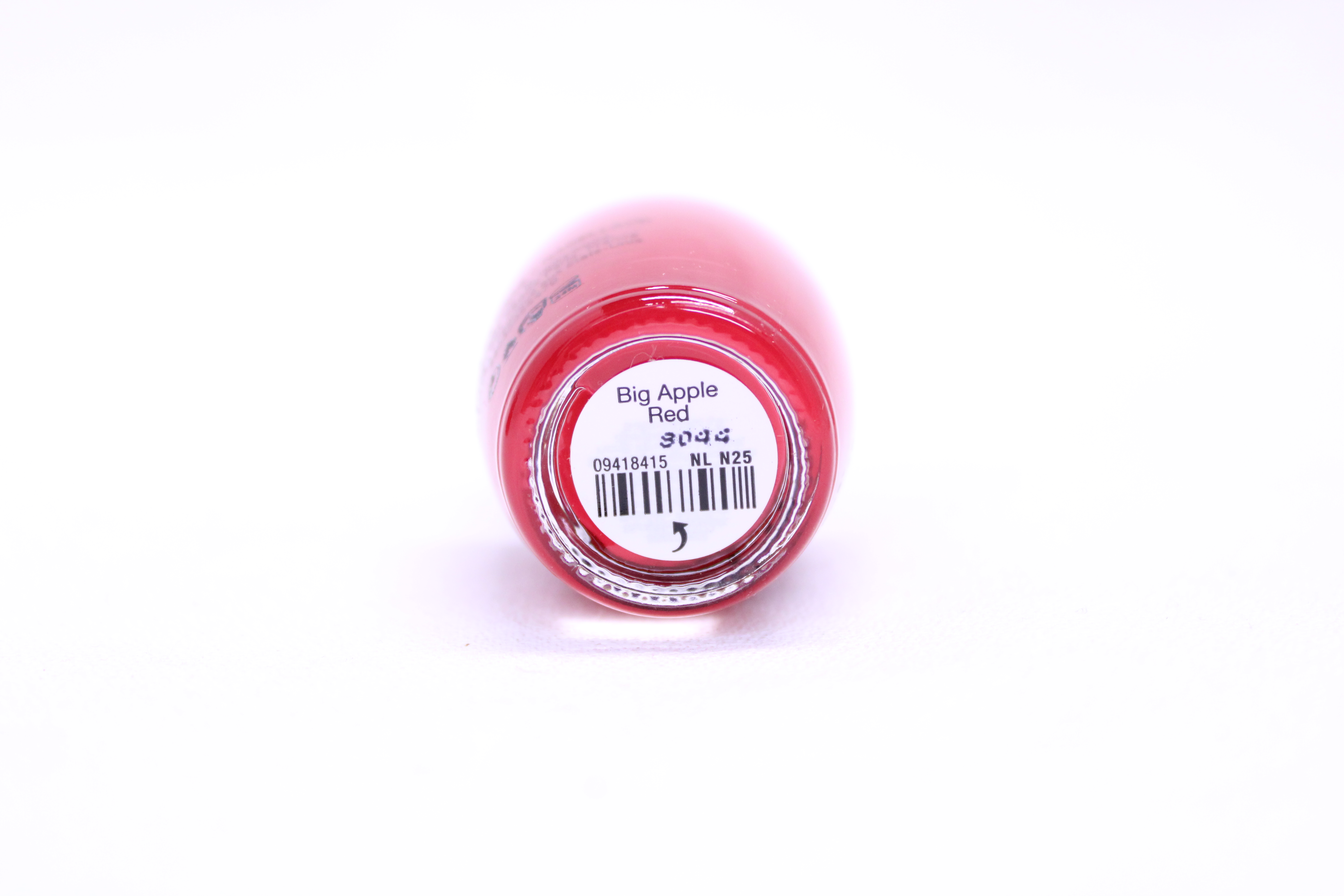 OPI Nail Lacquer, Nln25-Big Apple Red - 0.5 oz bottle