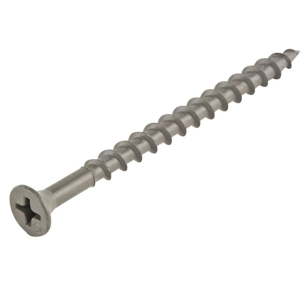 GRABBER 8 x 21/2" Coarse Exterior Deck & Fence Screw 5 Lbs